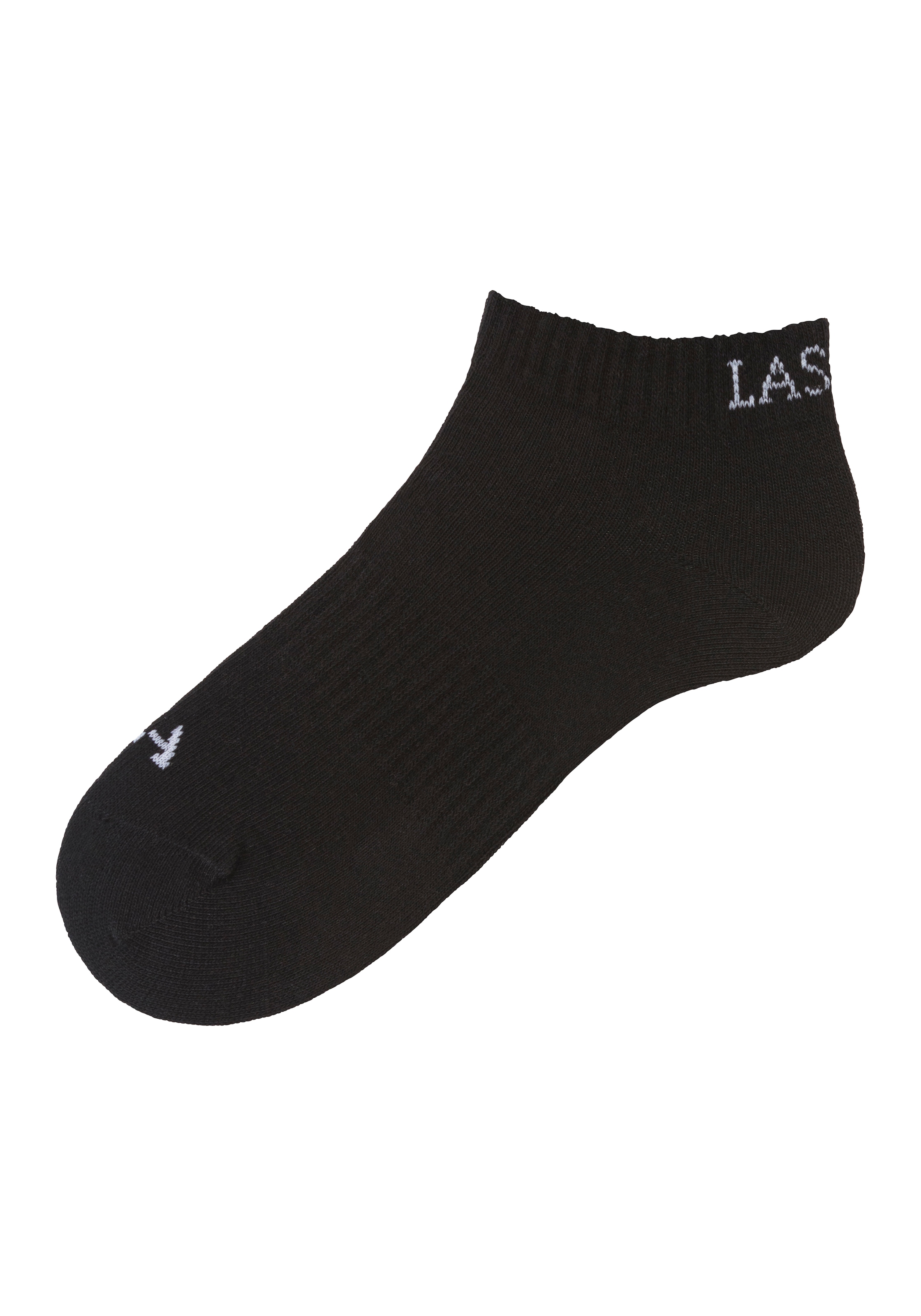 LASCANA ACTIVE Sneakersocken, (Packung, 6 Paar), mit eingestricktem Marken Logo