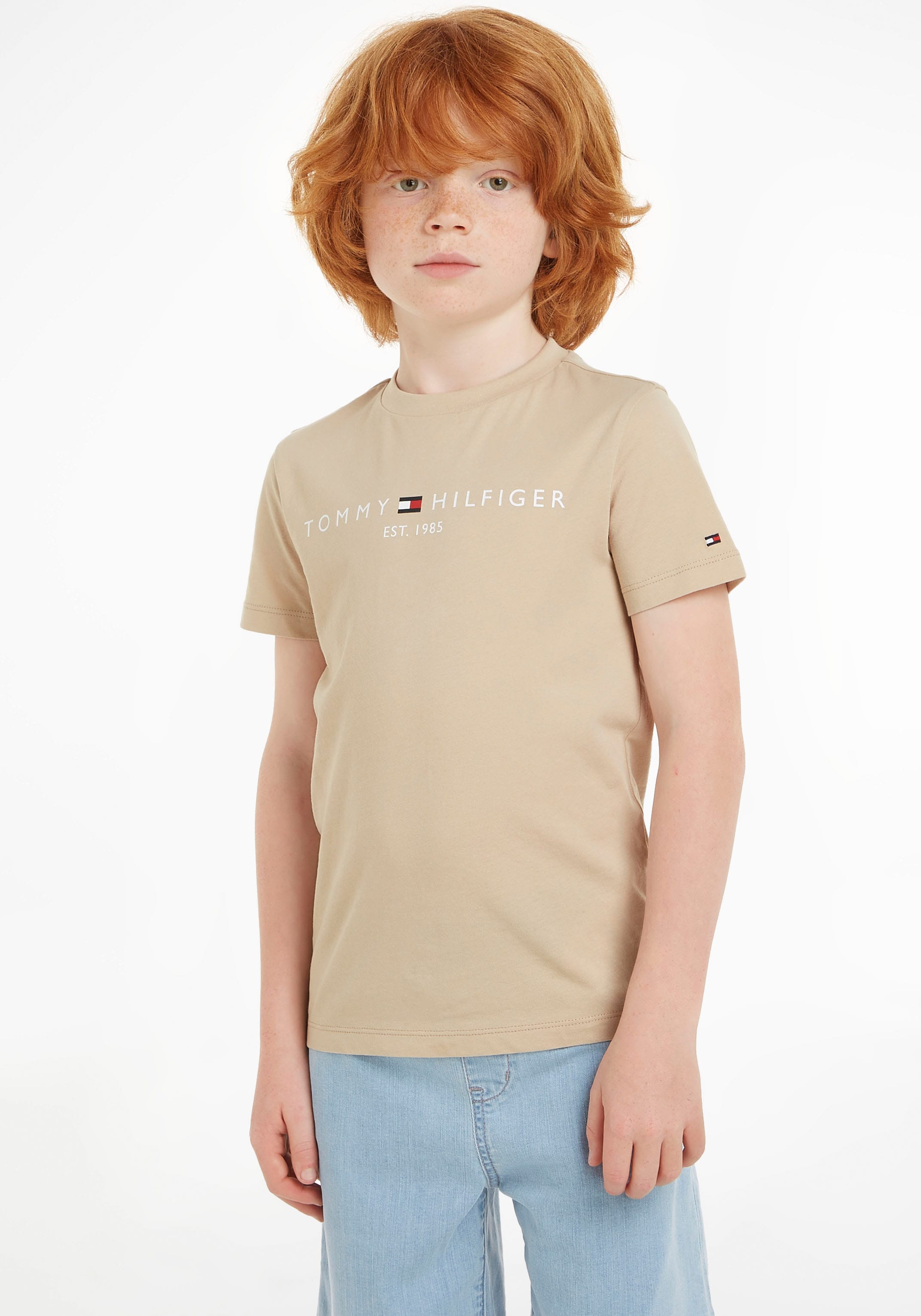 ✵ Tommy Hilfiger Jelmoli-Versand mit online kaufen Logodruck »U T-Shirt ESSENTIAL TEE S/S«, 