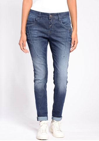 Slim-fit-Jeans »94New Georgina«, mit charakteristischen Abnähern quer über den...