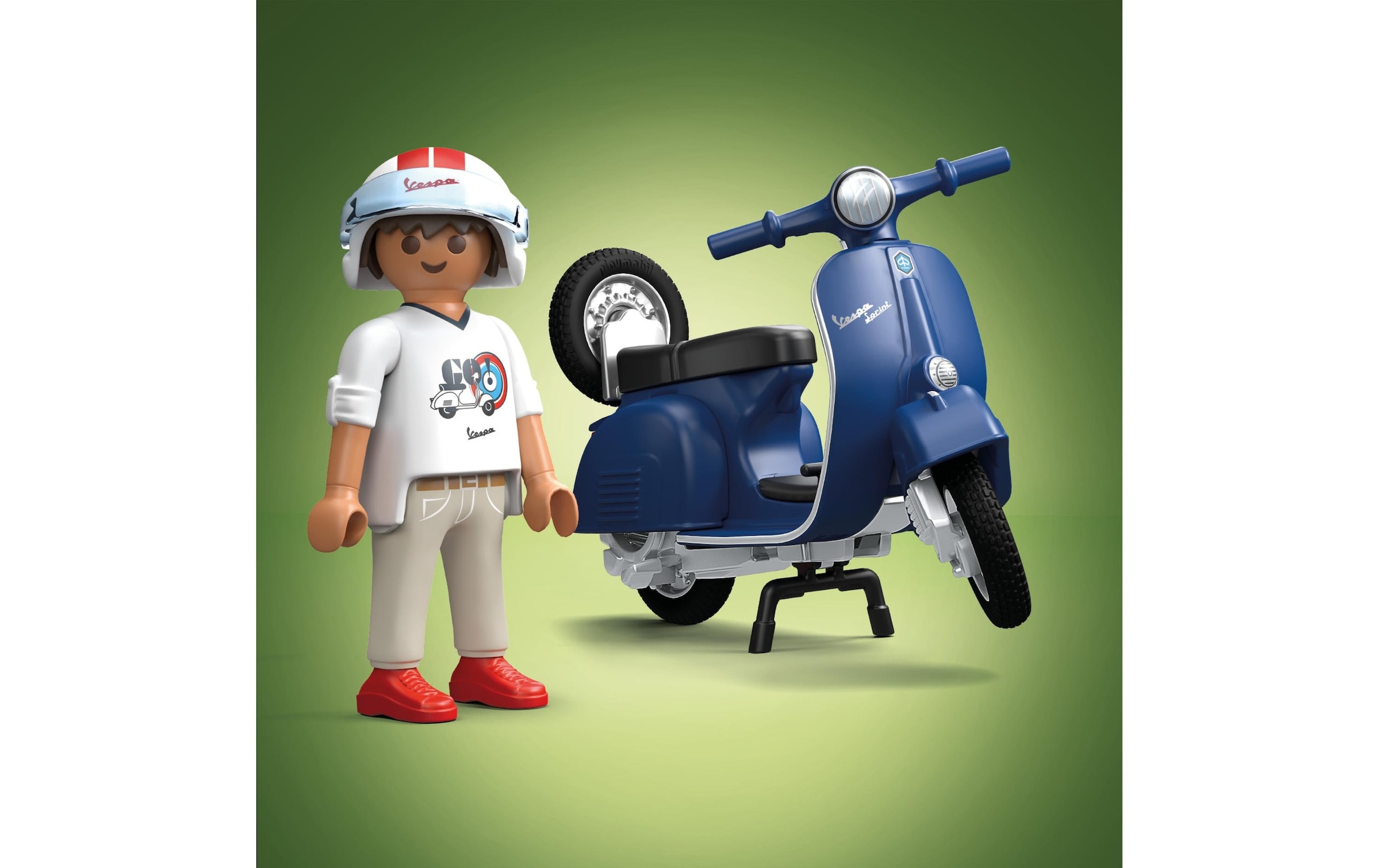 Playmobil® Spielbausteine »1969 Vespa 150 Sprint Veloce, 71622«, (16 St.)