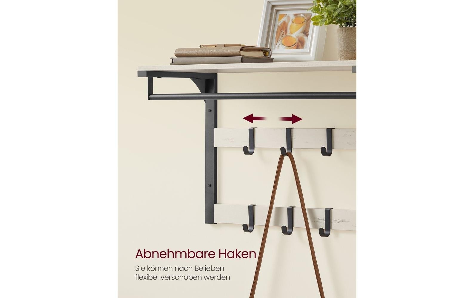 VASAGLE Garderobenleiste »10 Haken 65 cm x 42 cm«