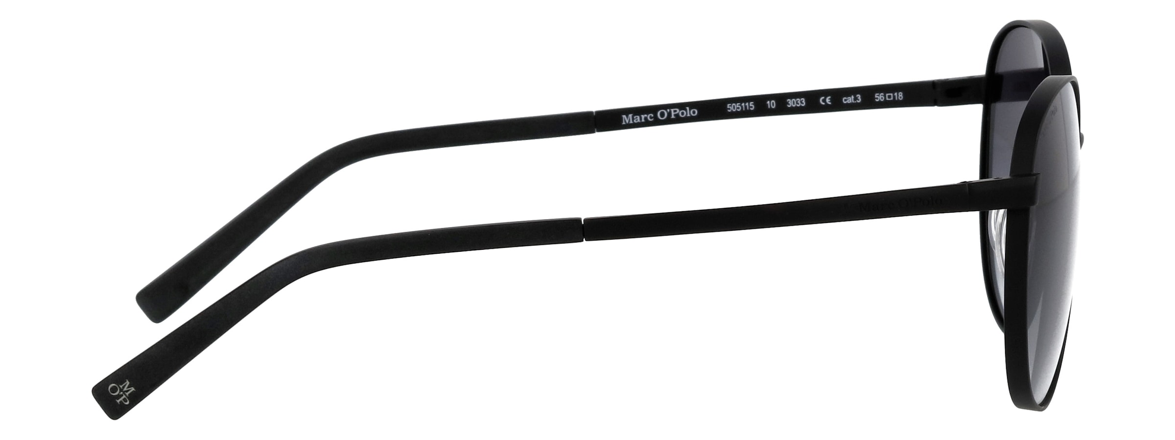 Marc O'Polo Sonnenbrille »505115«, Form rund, Logoschriftzug auf Bügel und Glas, Polyamid UV 400