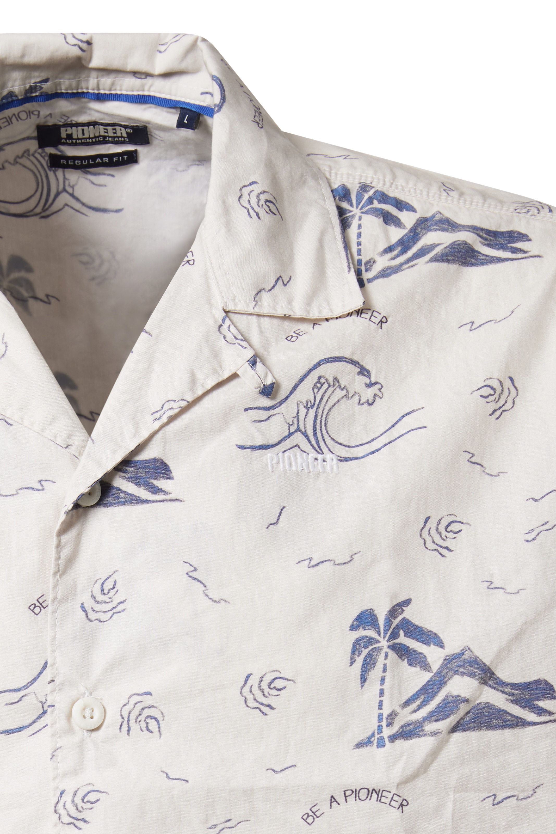 Pioneer Authentic Jeans Kurzarmhemd »SHIRT 1/2 BOWLING«