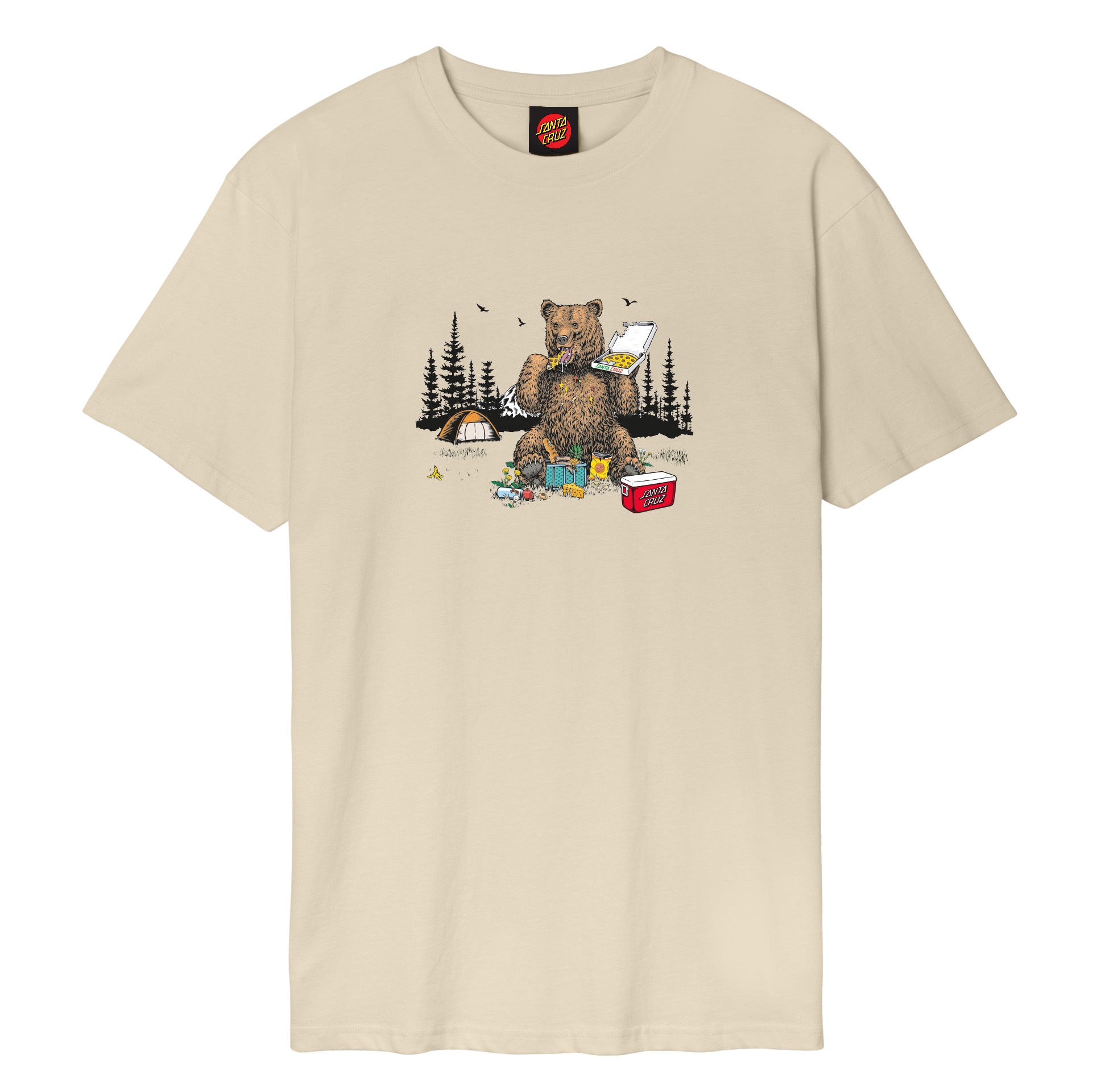 Santa Cruz T-Shirt »BRAUN PIZZA BEAR T-SHIRT«