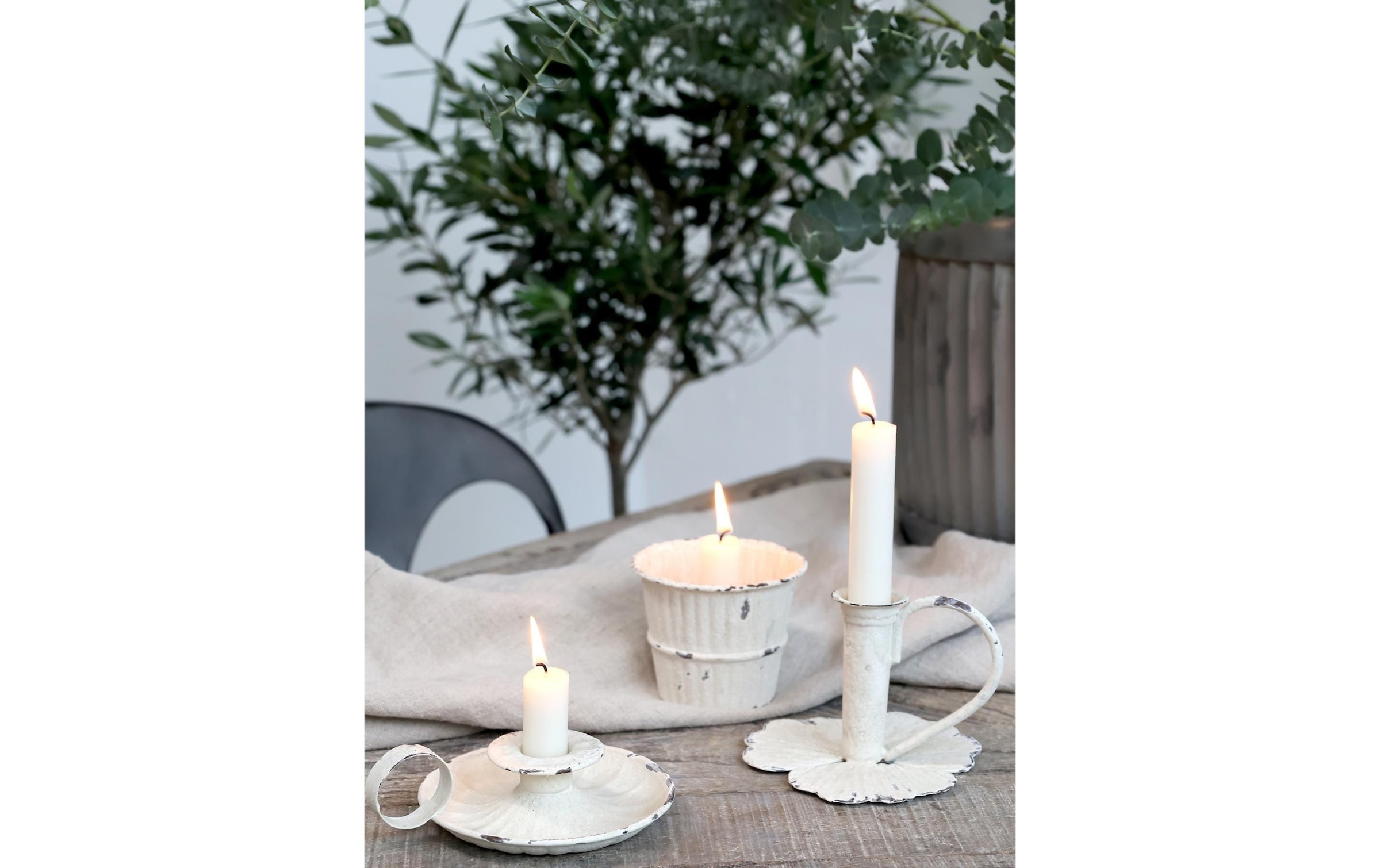 | Jelmoli-Versand »mit Kerzenständer St.) kaufen (1 online antik Crème«, Henkel