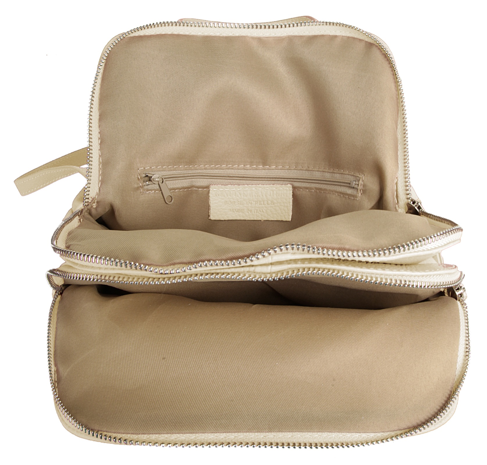Samantha Look Cityrucksack, echt Leder, Made in Italy