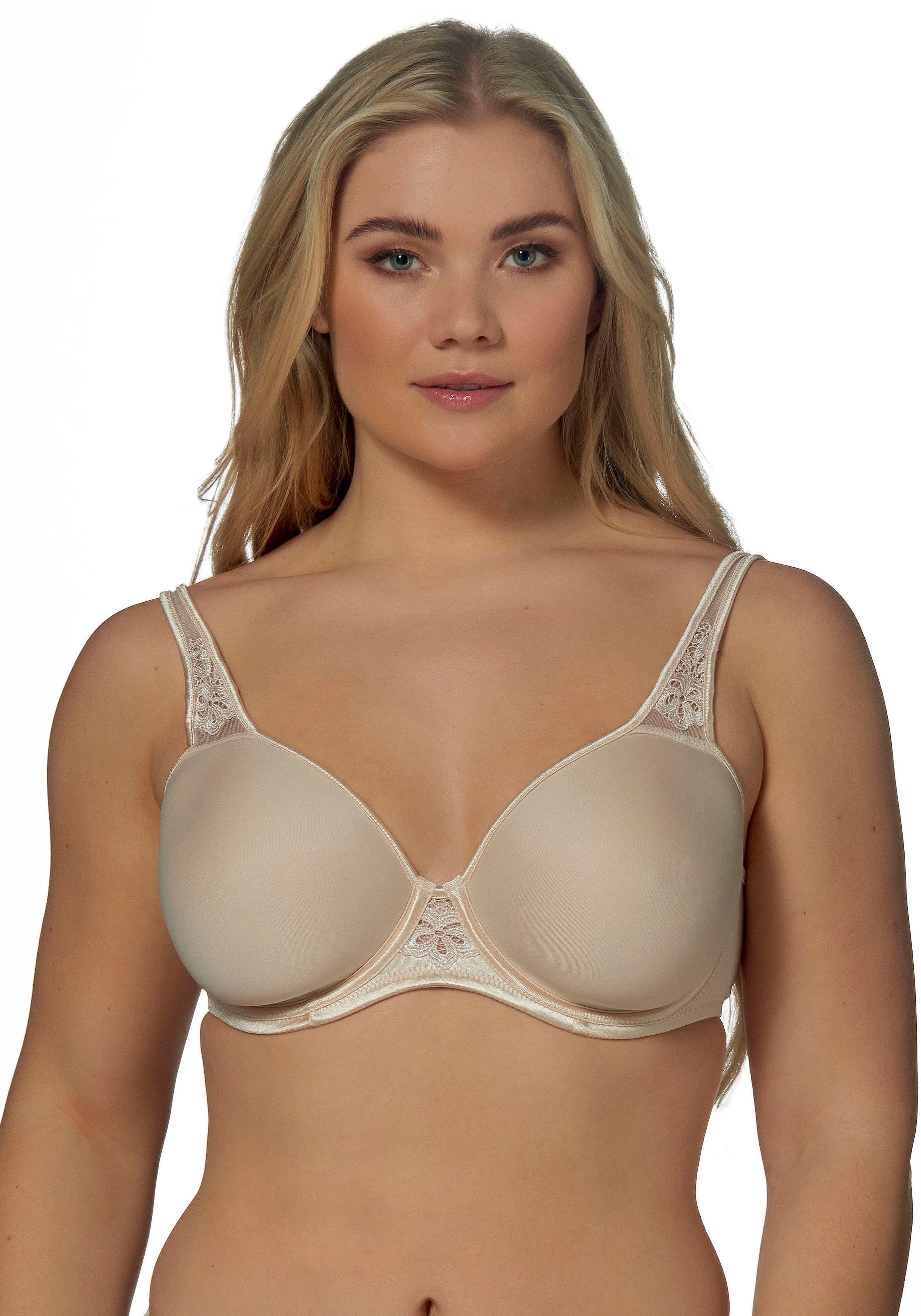 Elbrina Bügel-BH "Spacer Bra" vorgeformte Cups, breite Träger, mit Bügel, mit Spitze, feminin