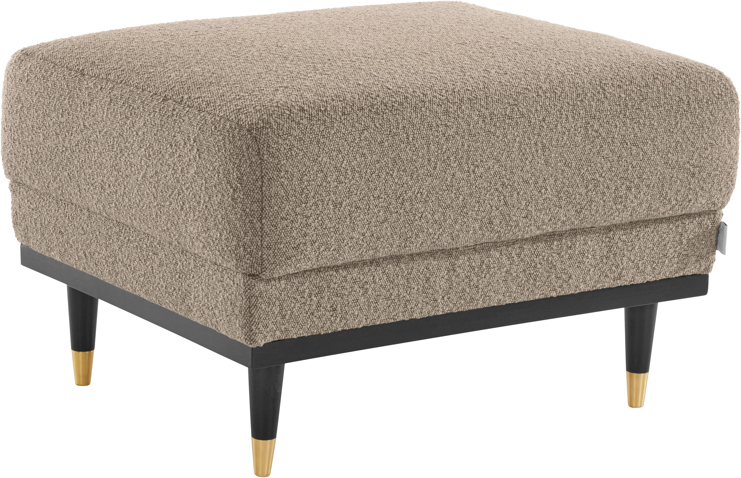 Guido Maria Kretschmer Home&Living Polsterhocker »Chamby New«, im Bouclé-Strukturbezug