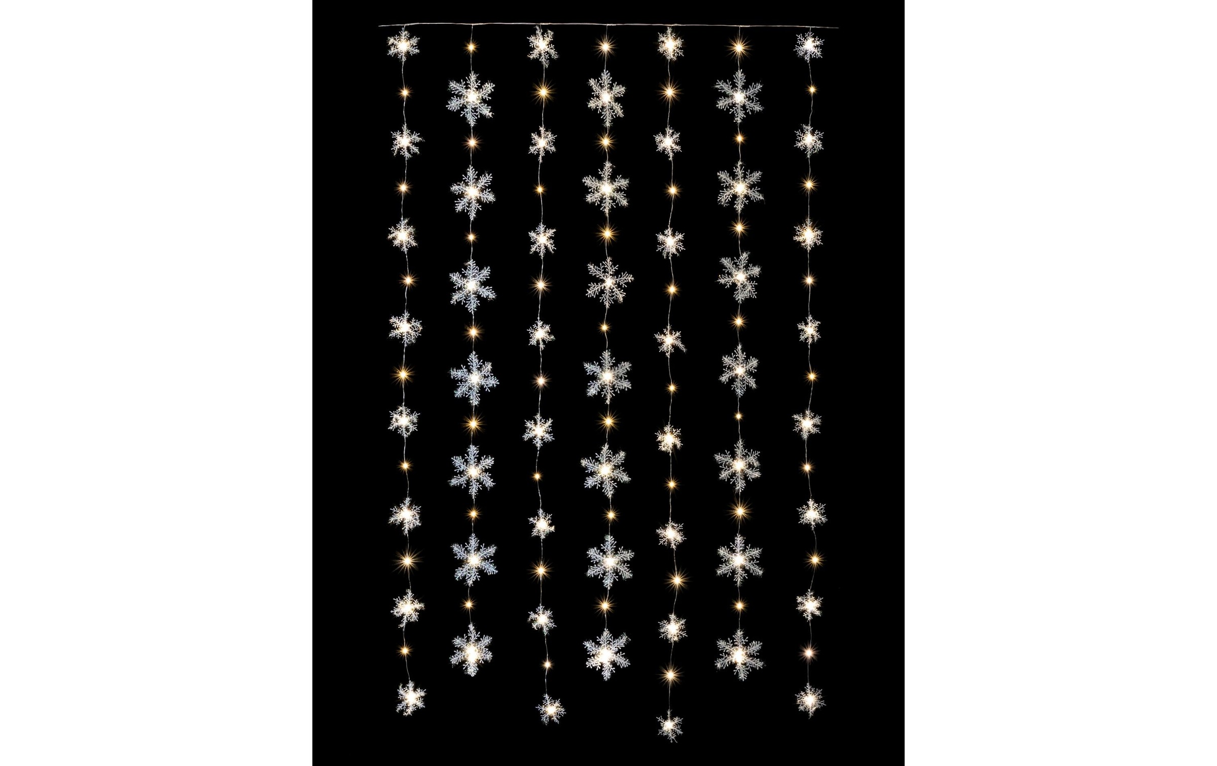 STT Lichtervorhang »Lichtervorhang Snowflake 105 LED«, 105 St.-flammig