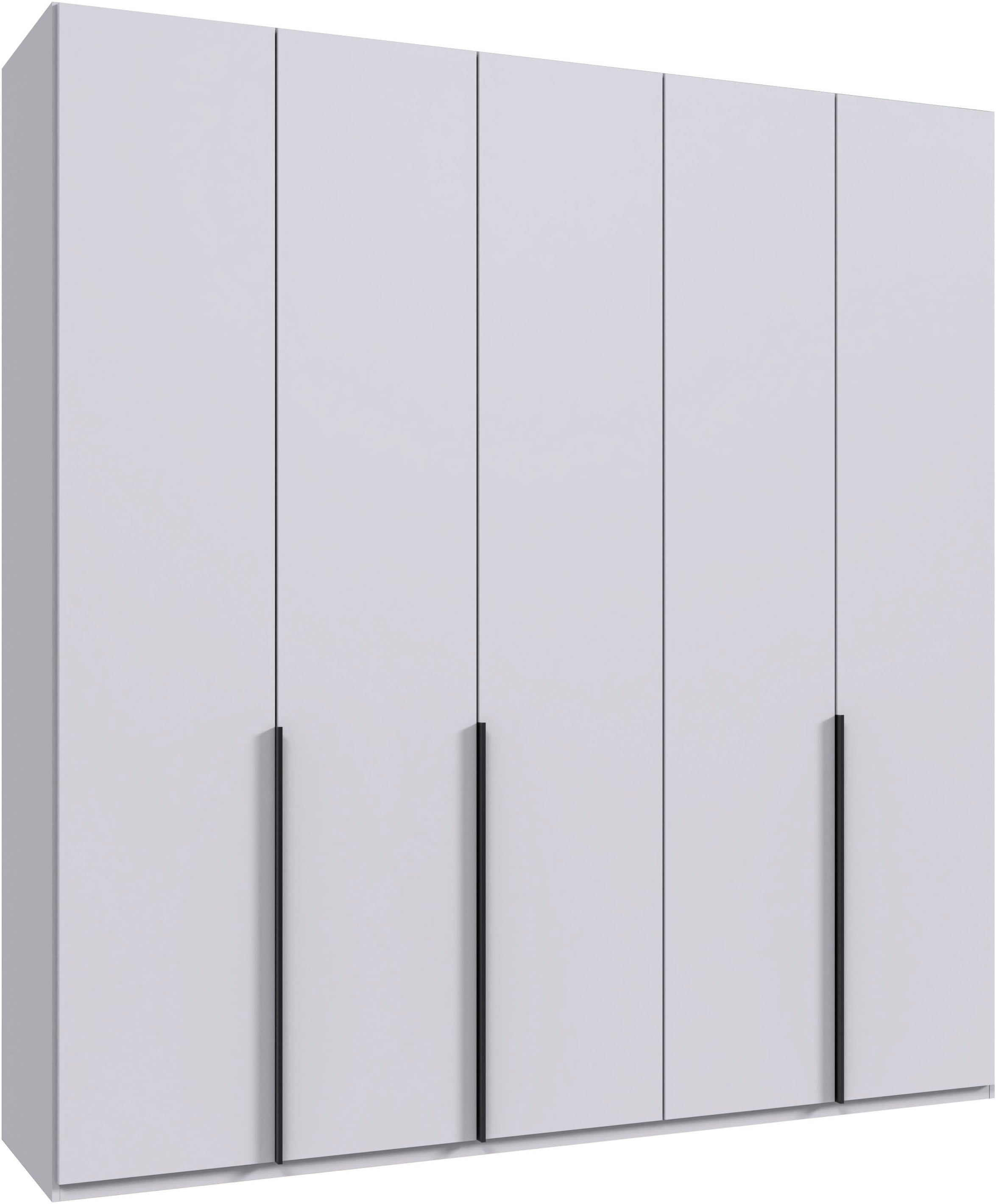 Wimex Kleiderschrank »Mugano,in 5 Breiten,2 Höhen,2 Tiefen, viele Farben, Made in Germany« in Basic oder Premium Ausstattung, mit langen Griffen aus Metall, mit oder ohne Spiegel