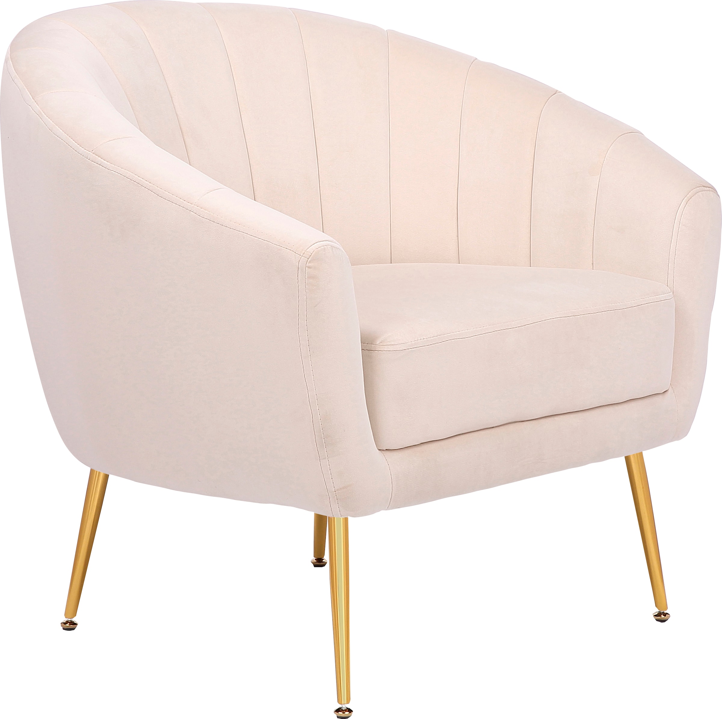Kayoom Sessel »Sofa Doreen 125, komfortabler Sessel, einfarbige Gestaltung«, (1 St.), modern, platzsparend, pflegeleicht, samtweicher Bezug aus Stoff