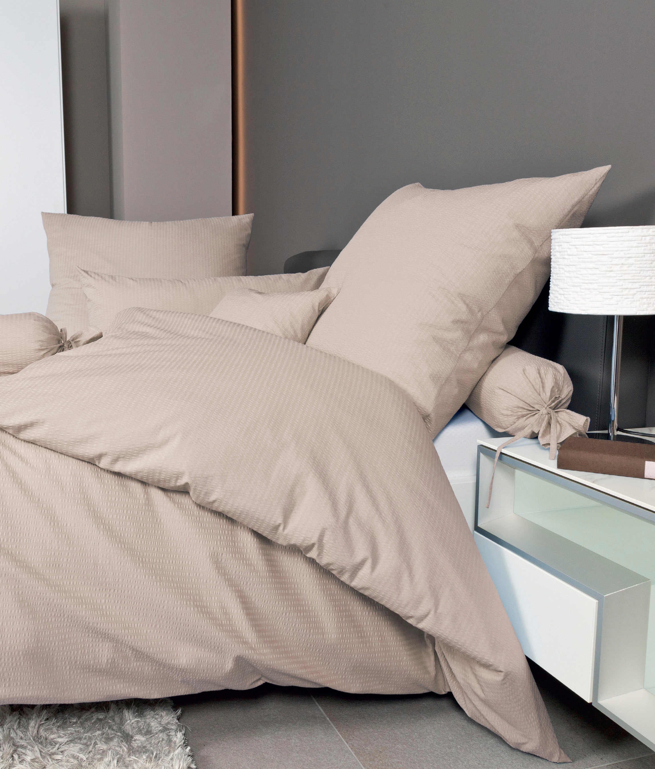 Janine Kissenbezug "PIANO 0125 31 80x80" mit Reißverschluss