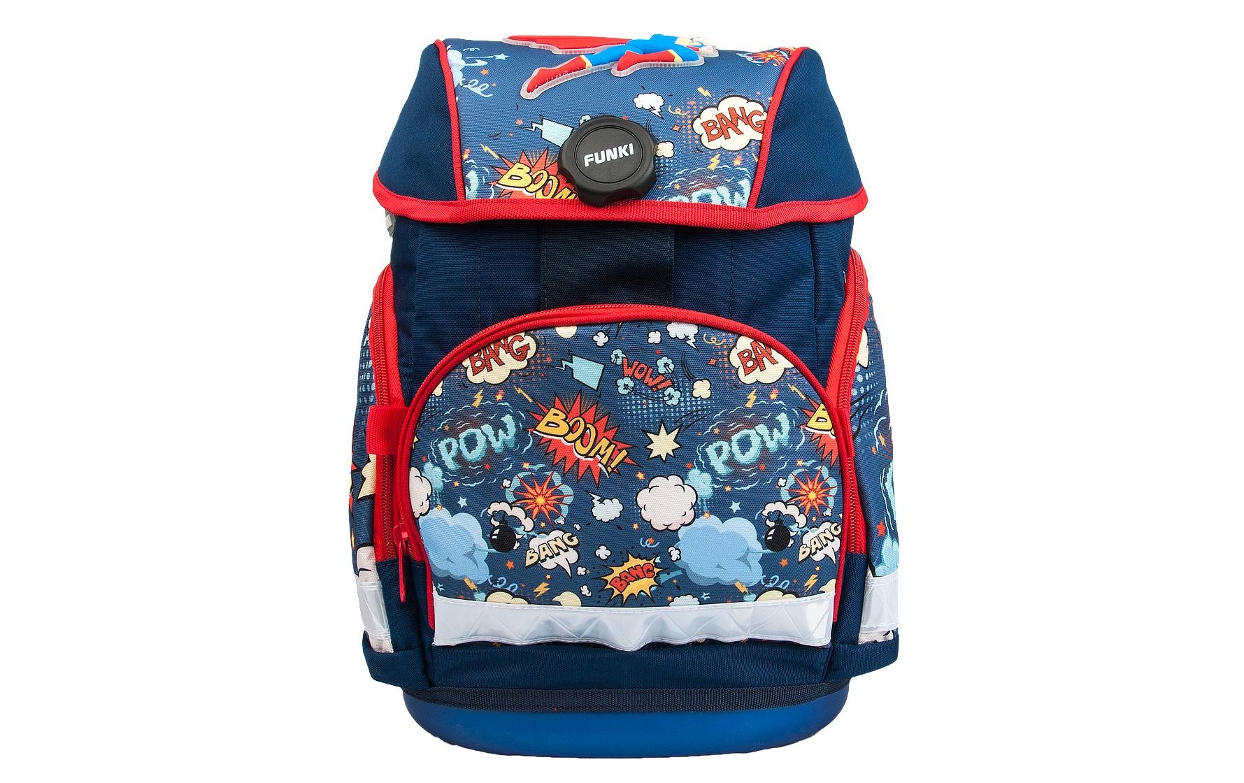 Funki Schulrucksack »Joy-Bag Superhero 4-teilig«