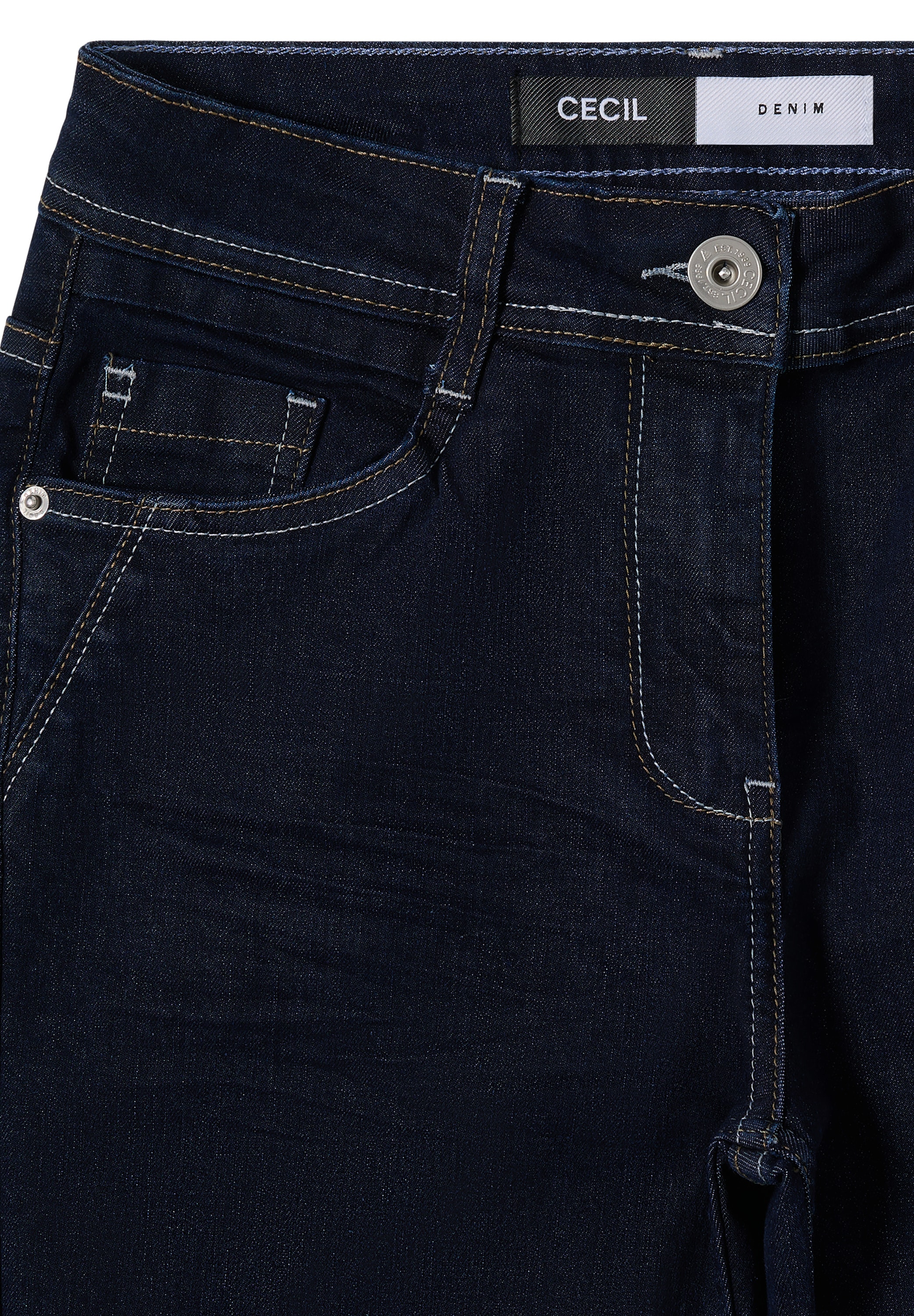 Cecil Straight-Jeans »Style Toronto«, in Slim Fit und mit mit Stretch