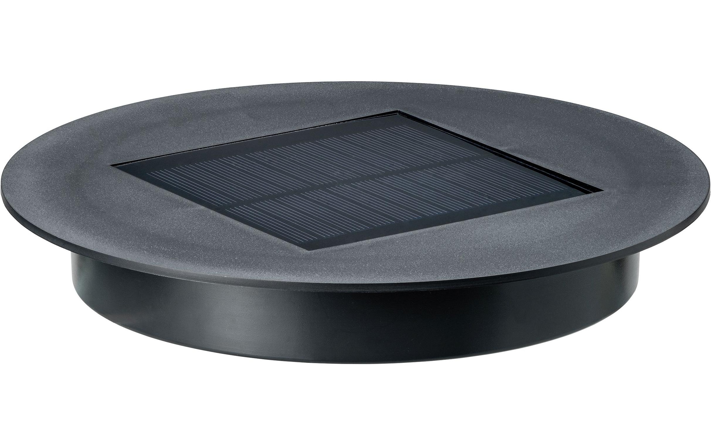 LED Gartenleuchte »Rund 600 mAh 135 cm Schwarz«