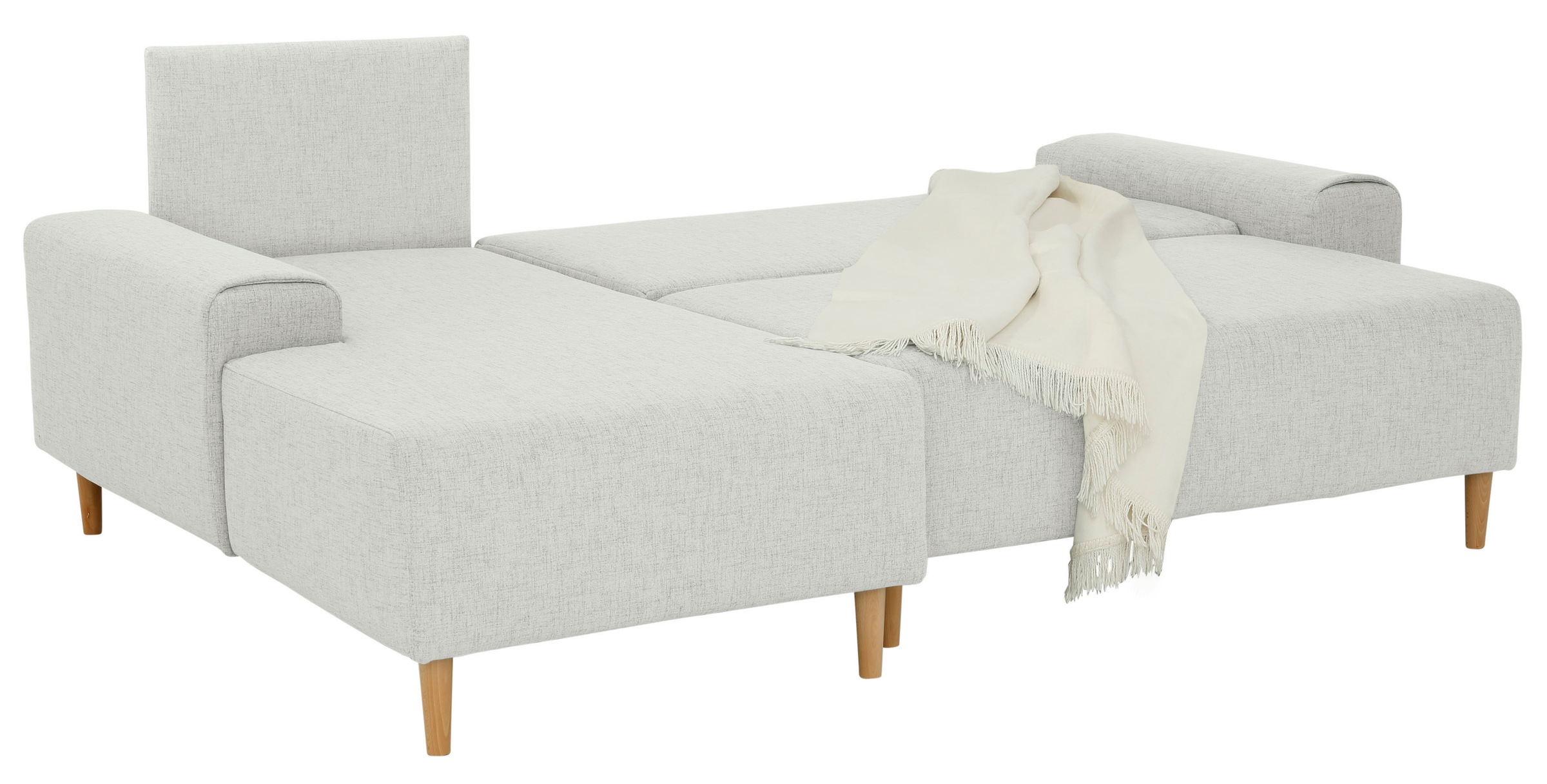 INOSIGN Ecksofa »Samu L-Form«, wahlweise mit Bettfunktion und Bettkasten