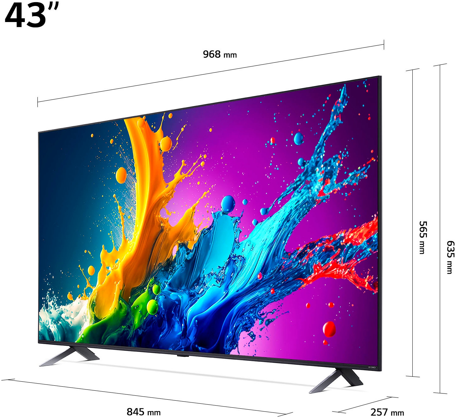 LG QNED-Fernseher »43QNED80T6A«, 4K Ultra HD, Smart-TV