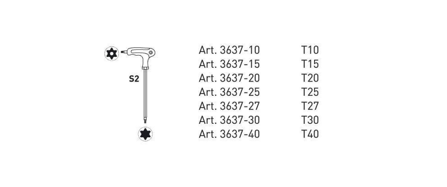 Kraftwerk Schraubendreher »Completo EVA3 TX-T-Griff, 7-teilig«