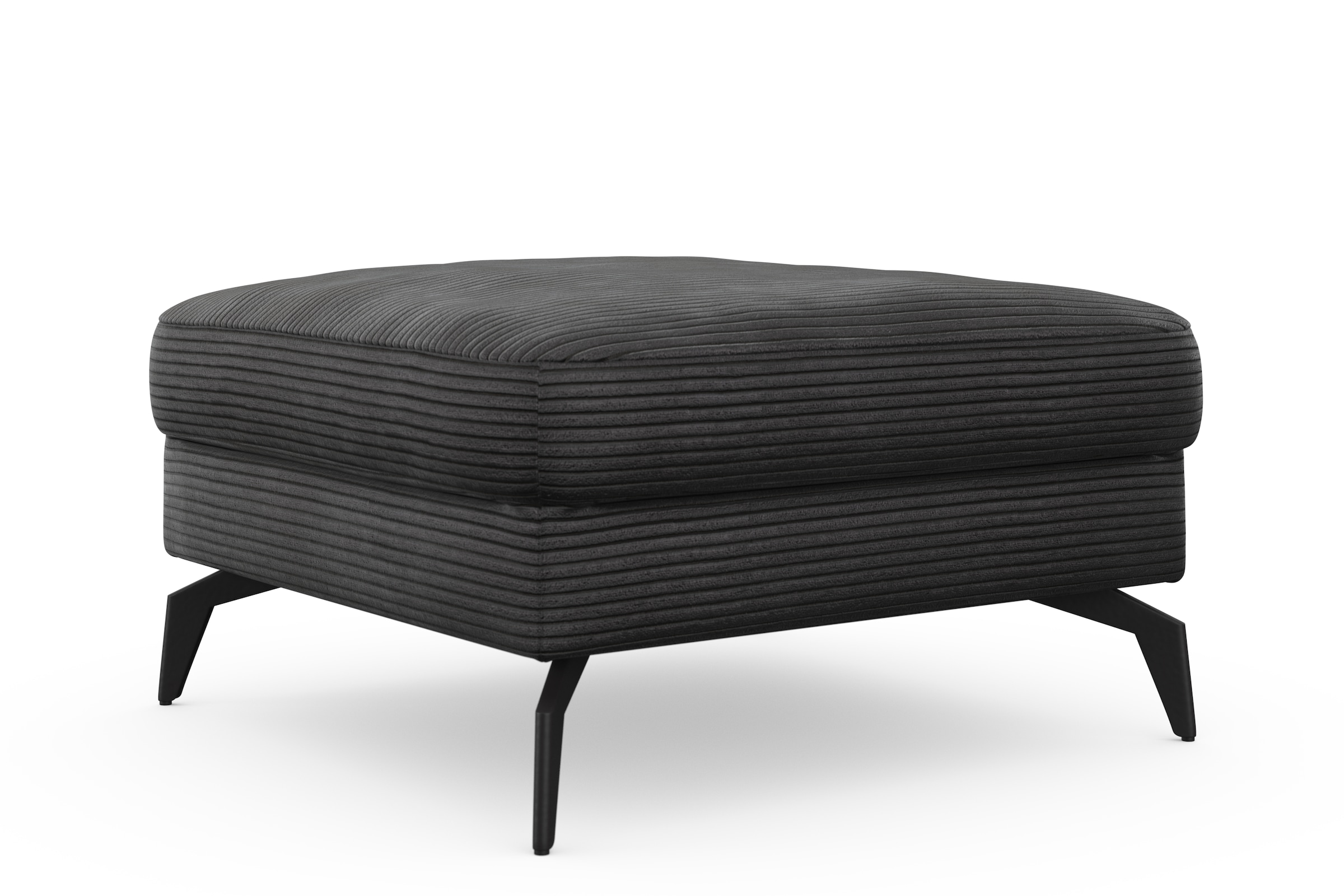 sit&more Polsterhocker »Cabana«, mit stylischen Metallfüssen