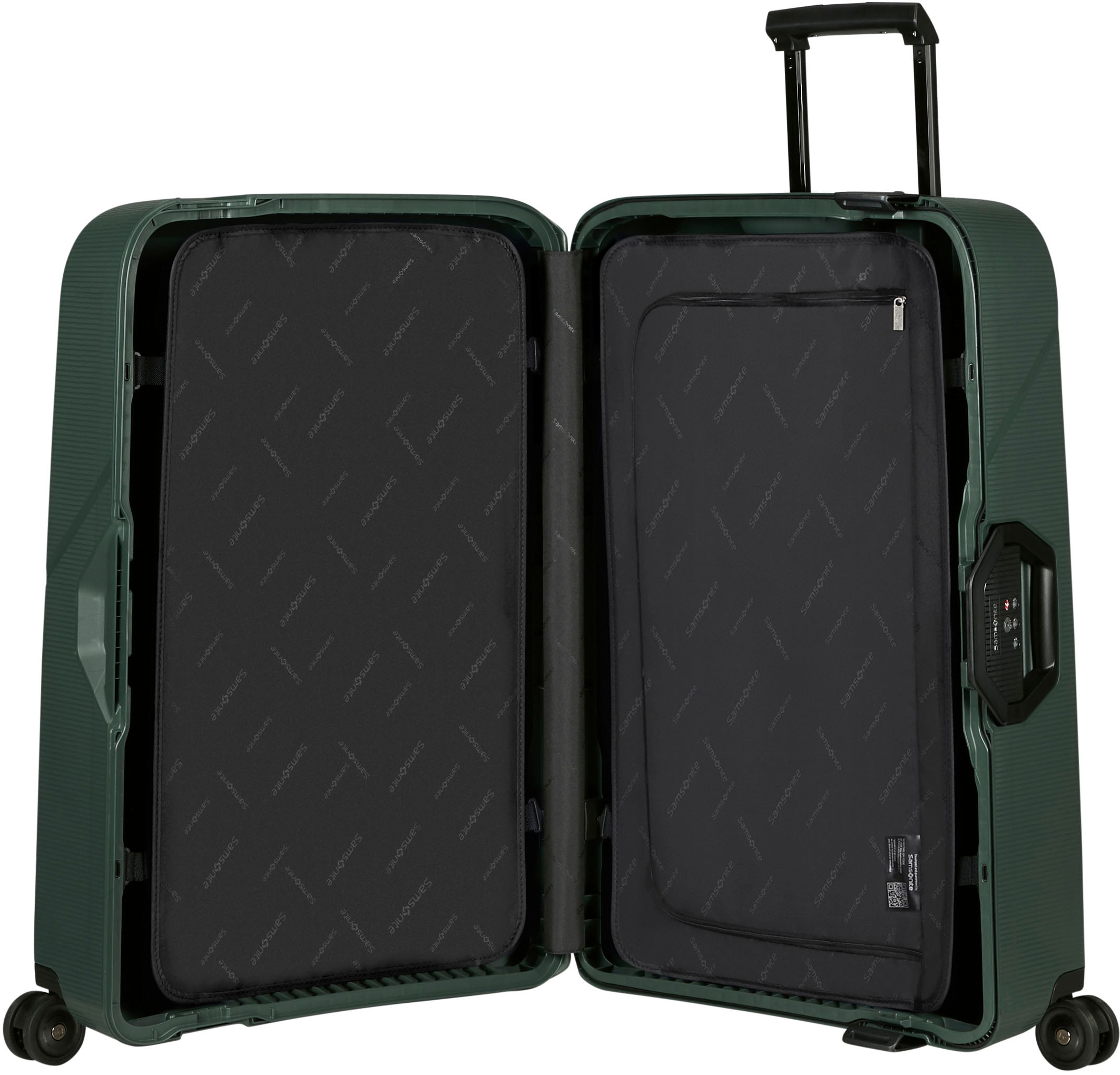 Samsonite Hartschalen-Trolley »MAGNUM ECO forest green, 69 cm«, 4 Rollen, aus recyceltem Material; Made in Europe