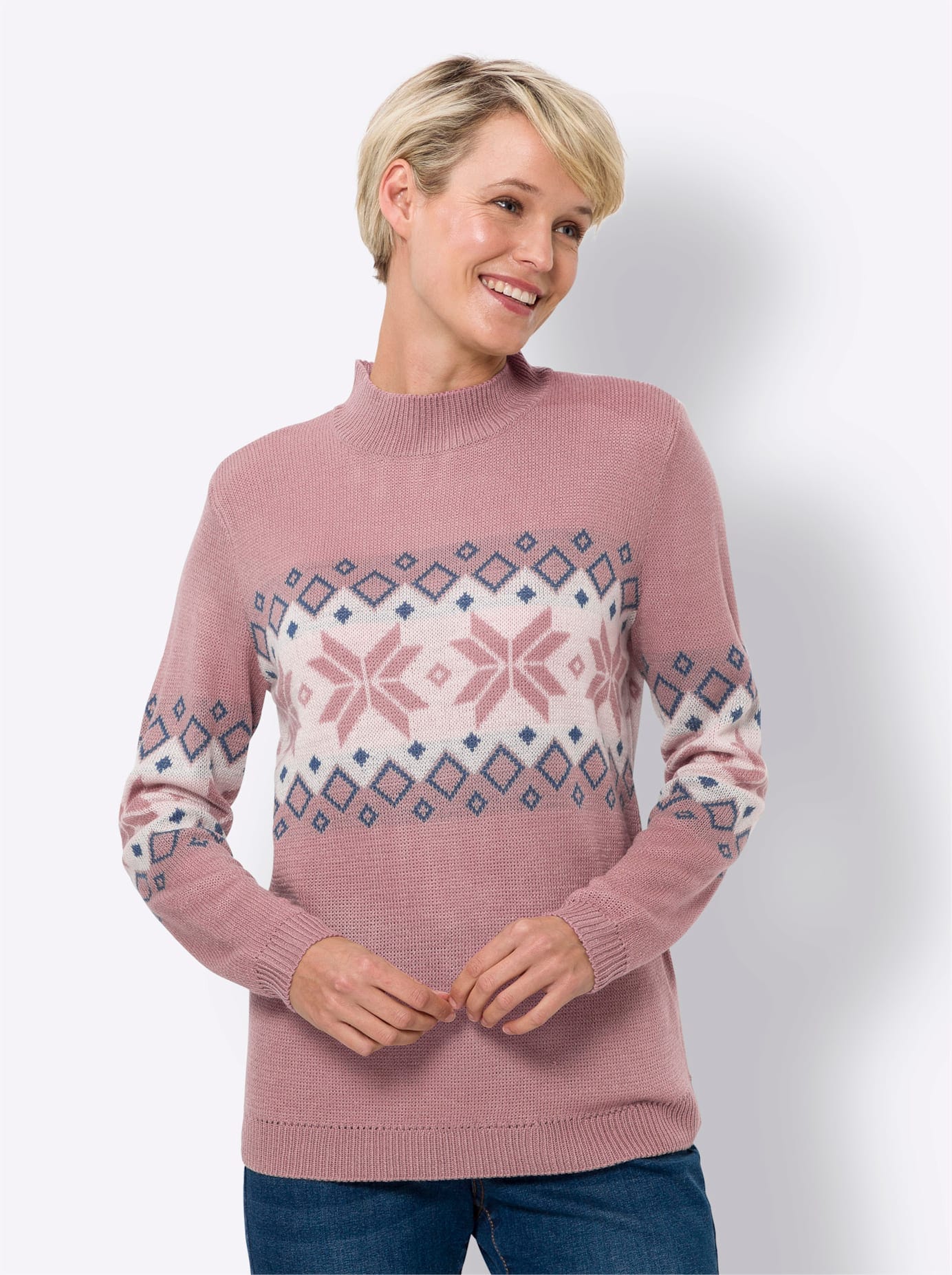 Classic Basics Norwegerpullover »Stehkragen-Pullover«