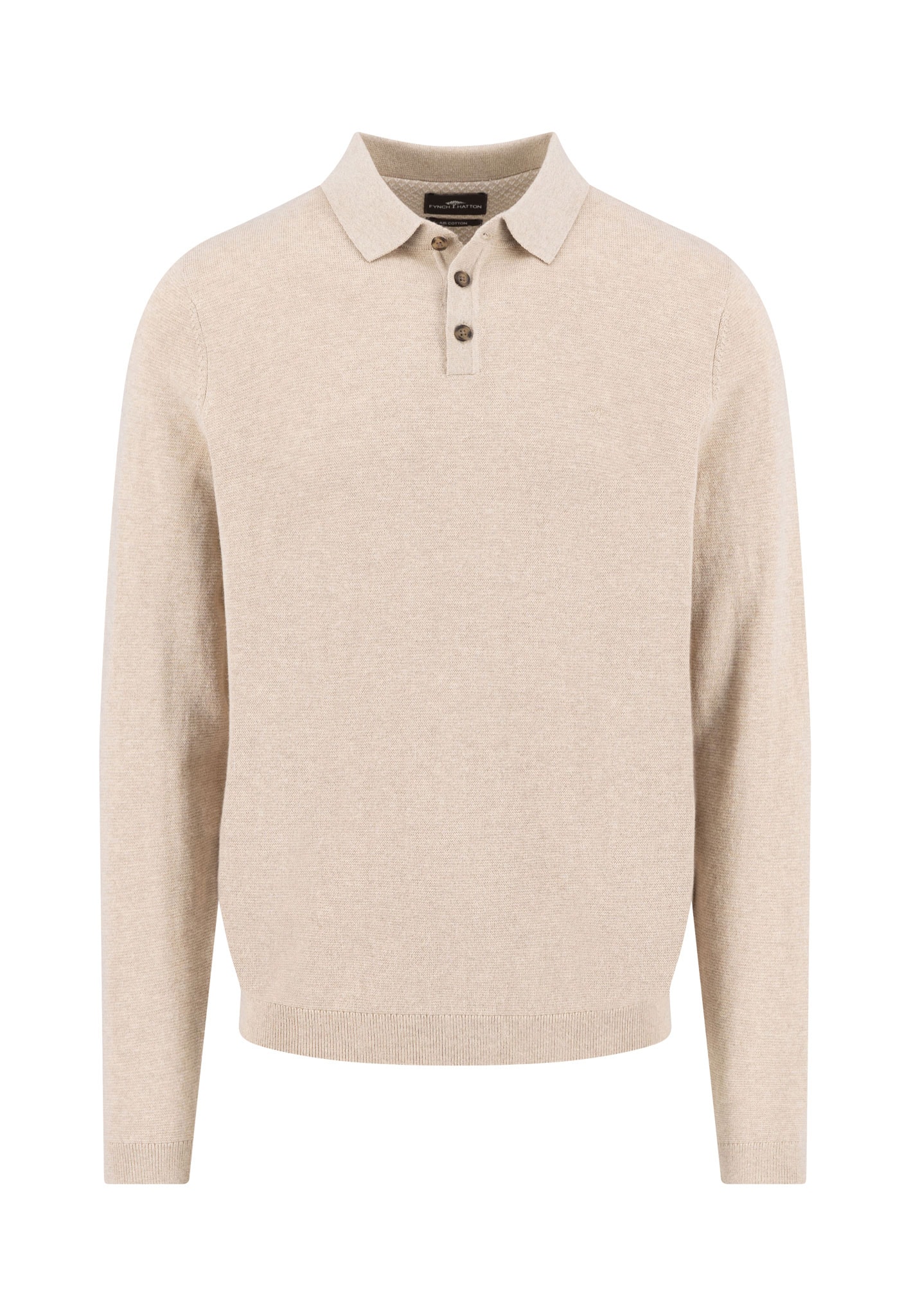 FYNCH-HATTON Strickpullover mit Logo Stickerei