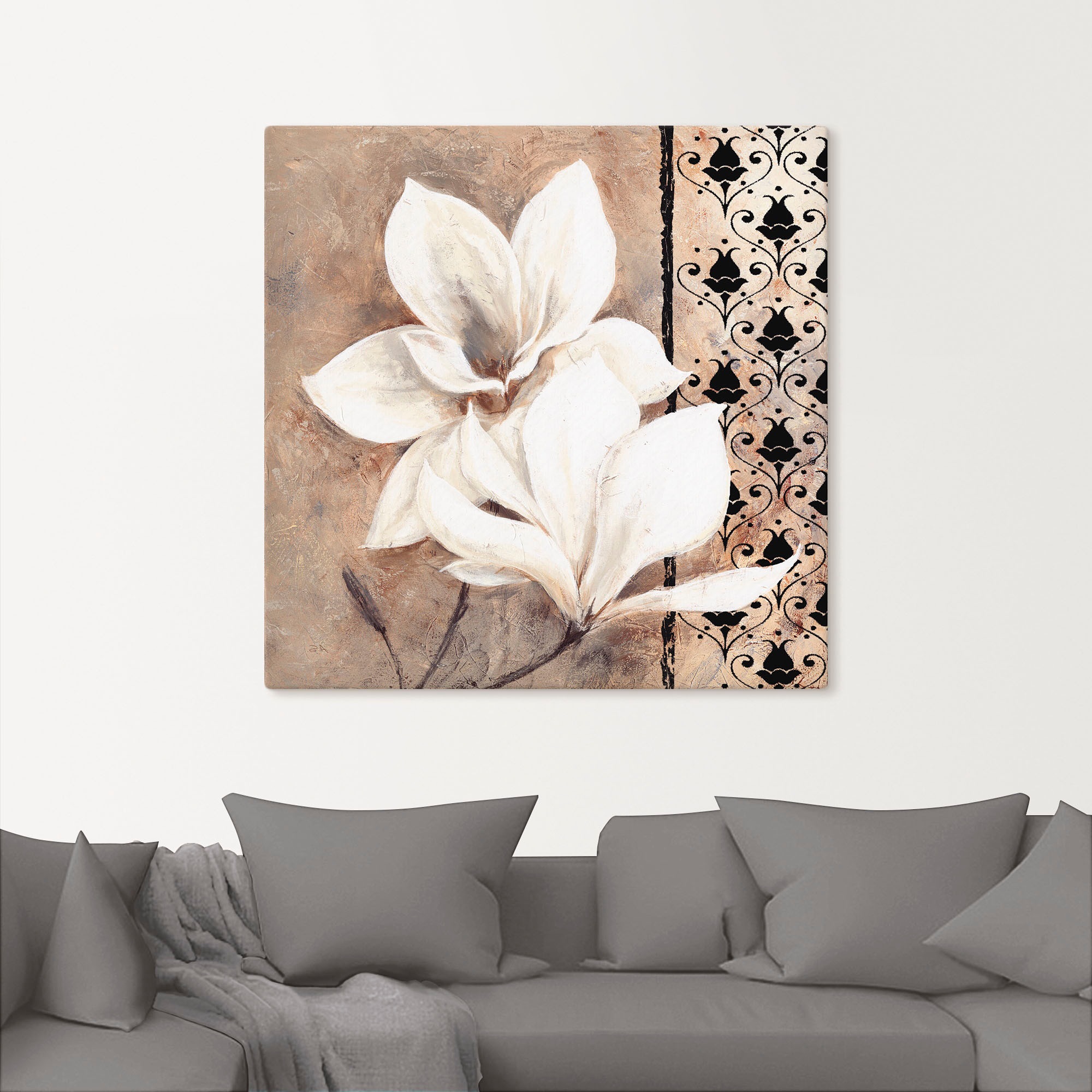 Artland Wandbild »Klassische Magnolien«, Blumenbilder, (1 St.), als Leinwandbild in verschied. Grössen