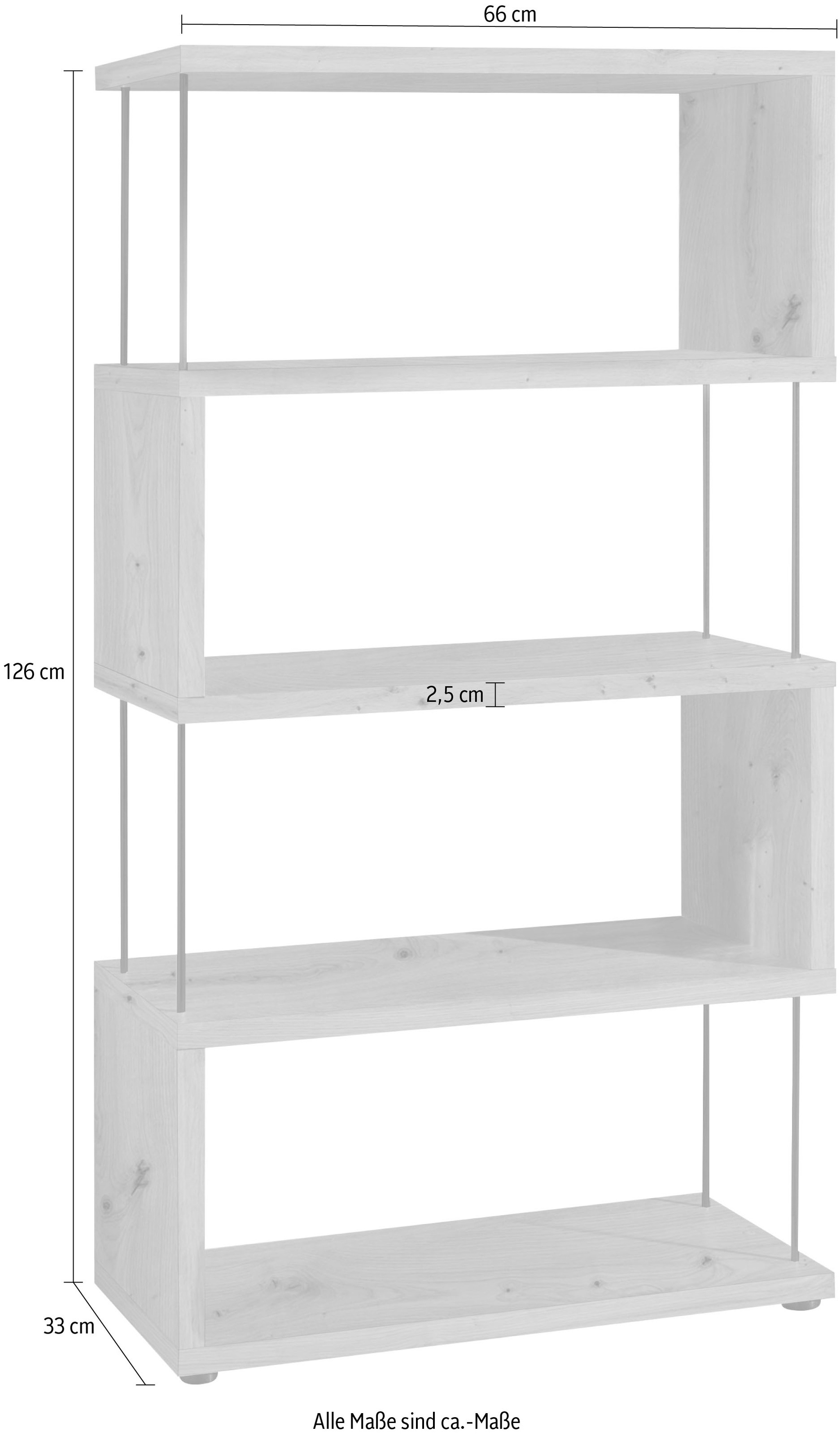 Mäusbacher Standregal »Big System Office«, Breite 66 cm