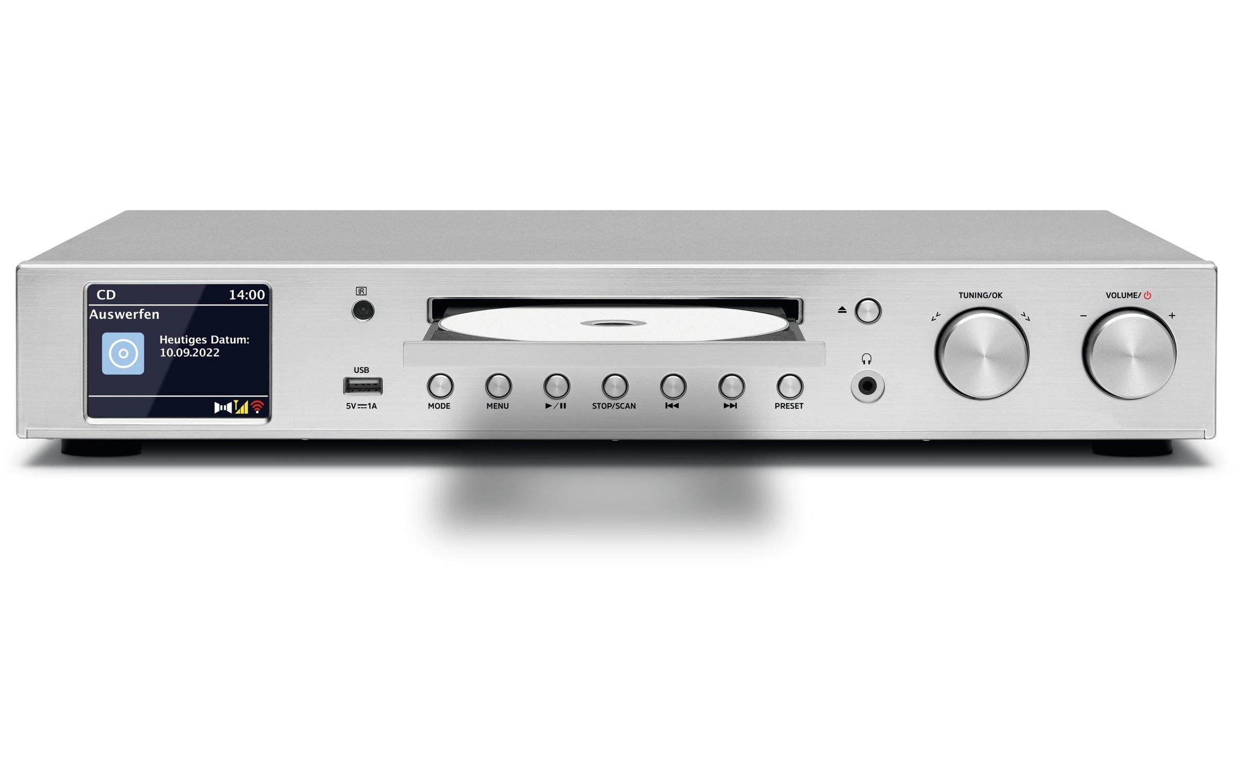 TechniSat Digitalradio (DAB+) »DigitRadio 143 CD V3«, (Digitalradio (DAB+)-FM-Tuner-Internetradio)