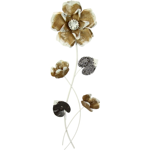 I.GE.A. Wandbild »Metallbild Blumen«, Wanddeko, Metall, Wandskulptur online  bestellen | Jelmoli-Versand