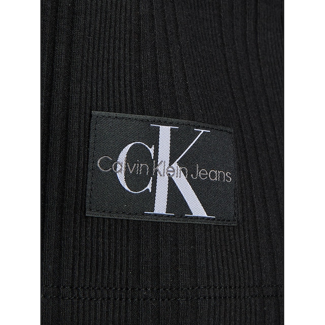 Calvin Klein Jeans Langarmshirt »BADGE RIB BABY TEE LONG SLEEVE« online  kaufen | Jelmoli-Versand