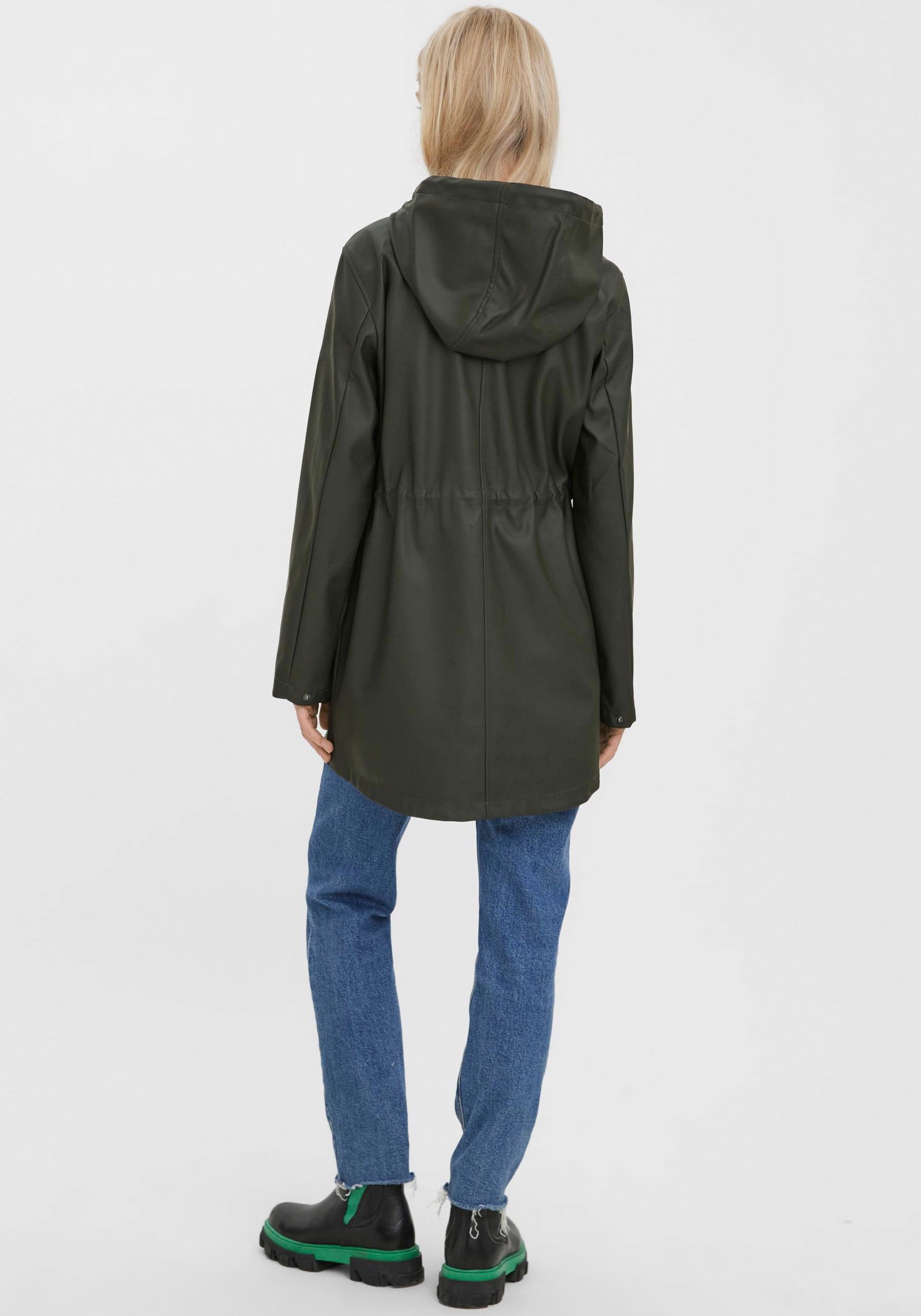 Vero Moda Regenjacke »VMMALOU COATED JACKET«, mit Kapuze