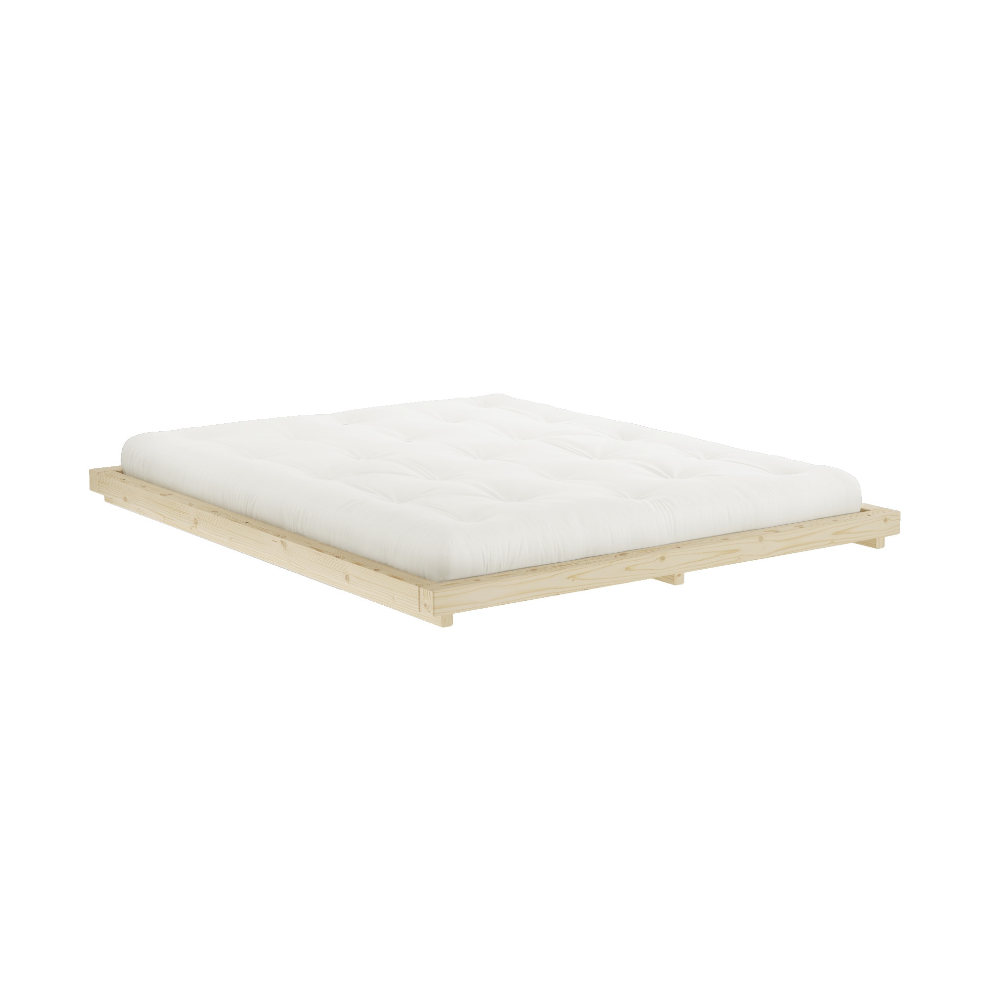 Karup Design Bettgestell »DOCK BED, Futonbett, Massivholzbett, Bett ohne Matratze«, Bett mit Lattenrost, aus FSC® zertifizierter Kiefer, mehrere Grössen