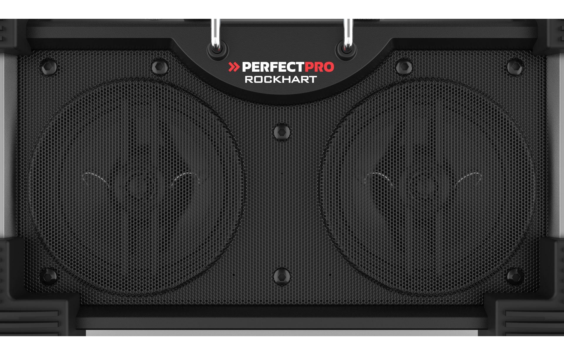 PerfectPro Digitalradio (DAB+) »ROCKHART«, Display, Equalizer, Senderspeicher