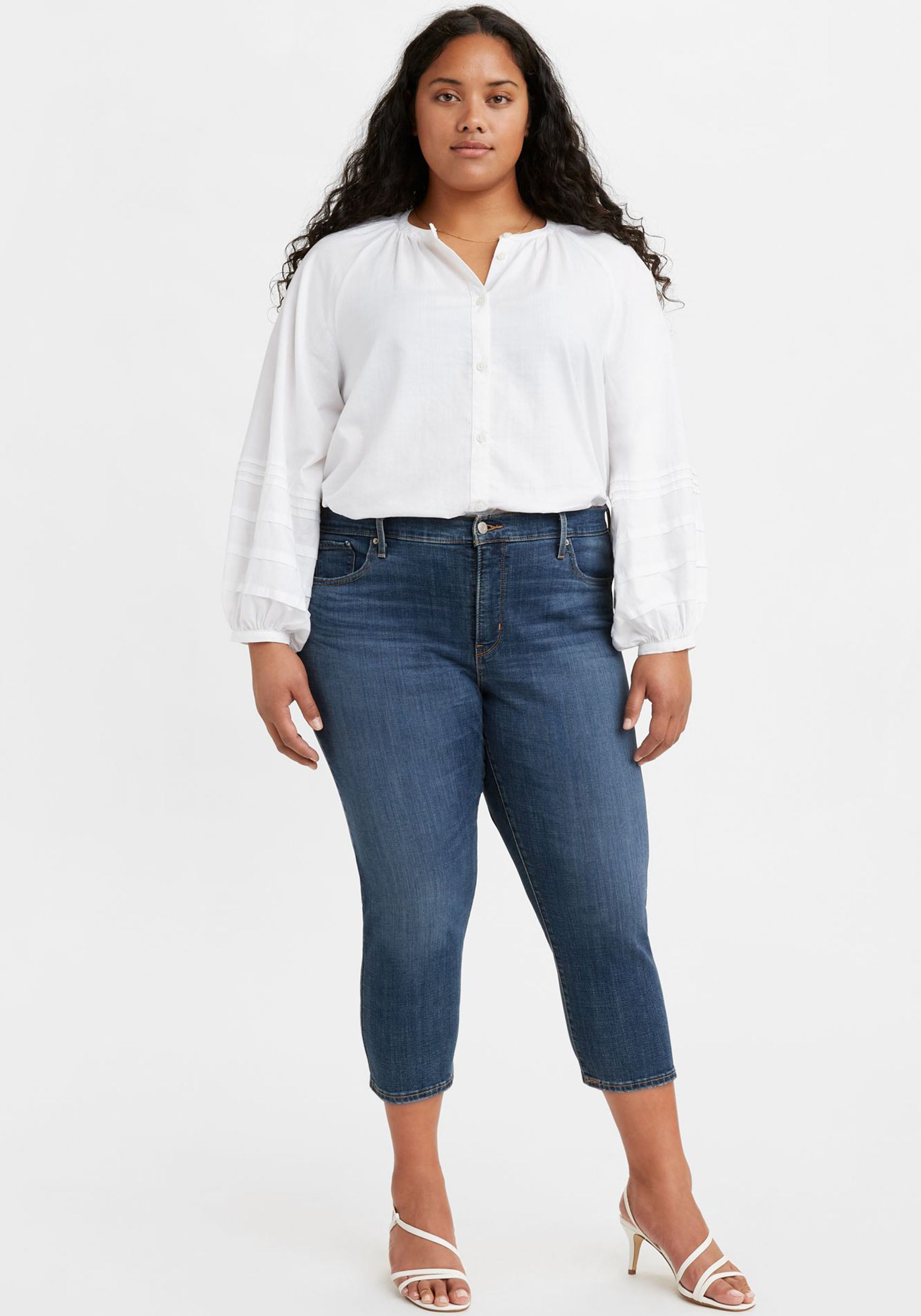 Levi's® Plus Caprijeans »Jeans 311 PL SHP SKNY CAPRI 22«, aus elastischem Baumwollmix