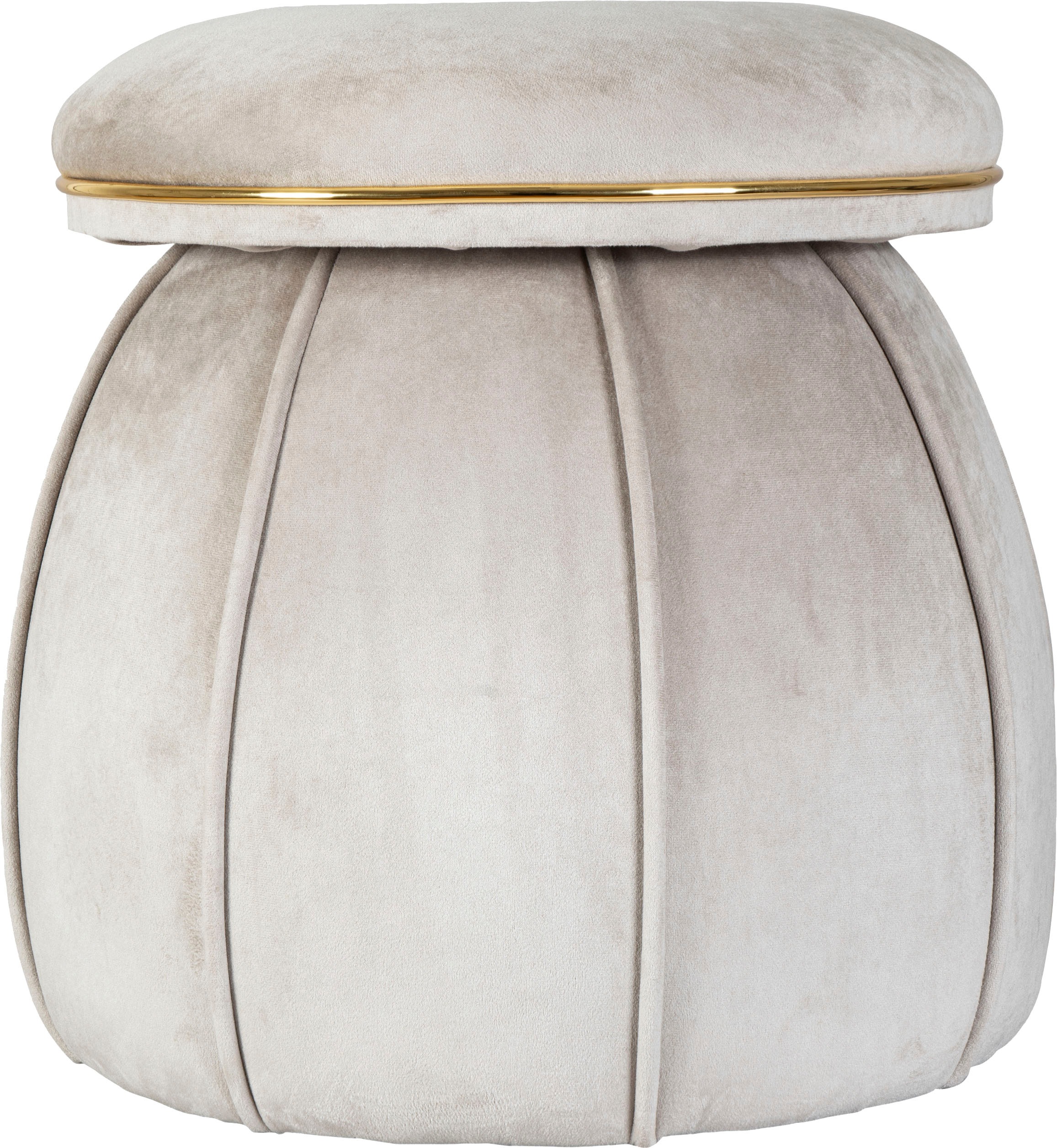 Kayoom Sitzhocker »Hocker Corin,extravagante Form,stilvolle Farben,elegant gesteppter Fuss«, (1 St.), komfortabel, hochqualitativ, pflegeleicht, sorgfältig verarbeitet