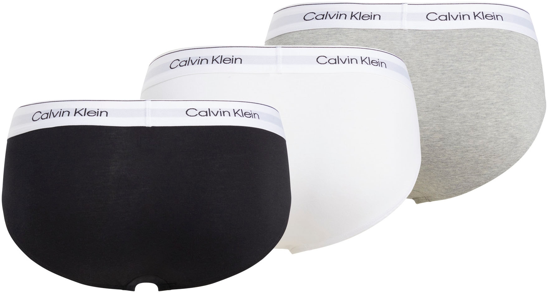 Calvin Klein Underwear Hipster »HIP BRIEF 3PK«, (Packung, 3 St.), mit Logo-Elastikbund (3 Stück)