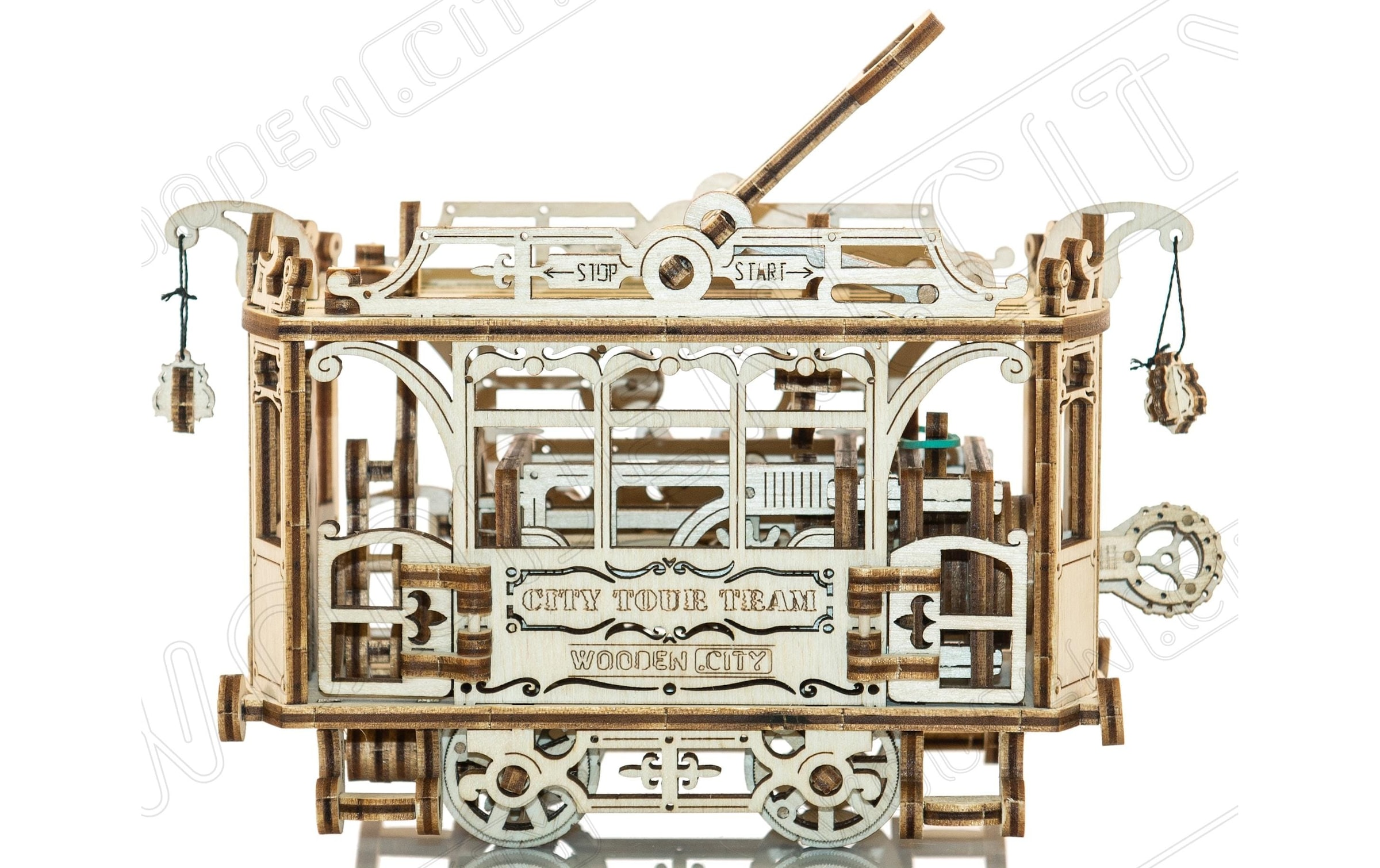 Wooden City Modellbausatz »City Tram«, (273 St.)