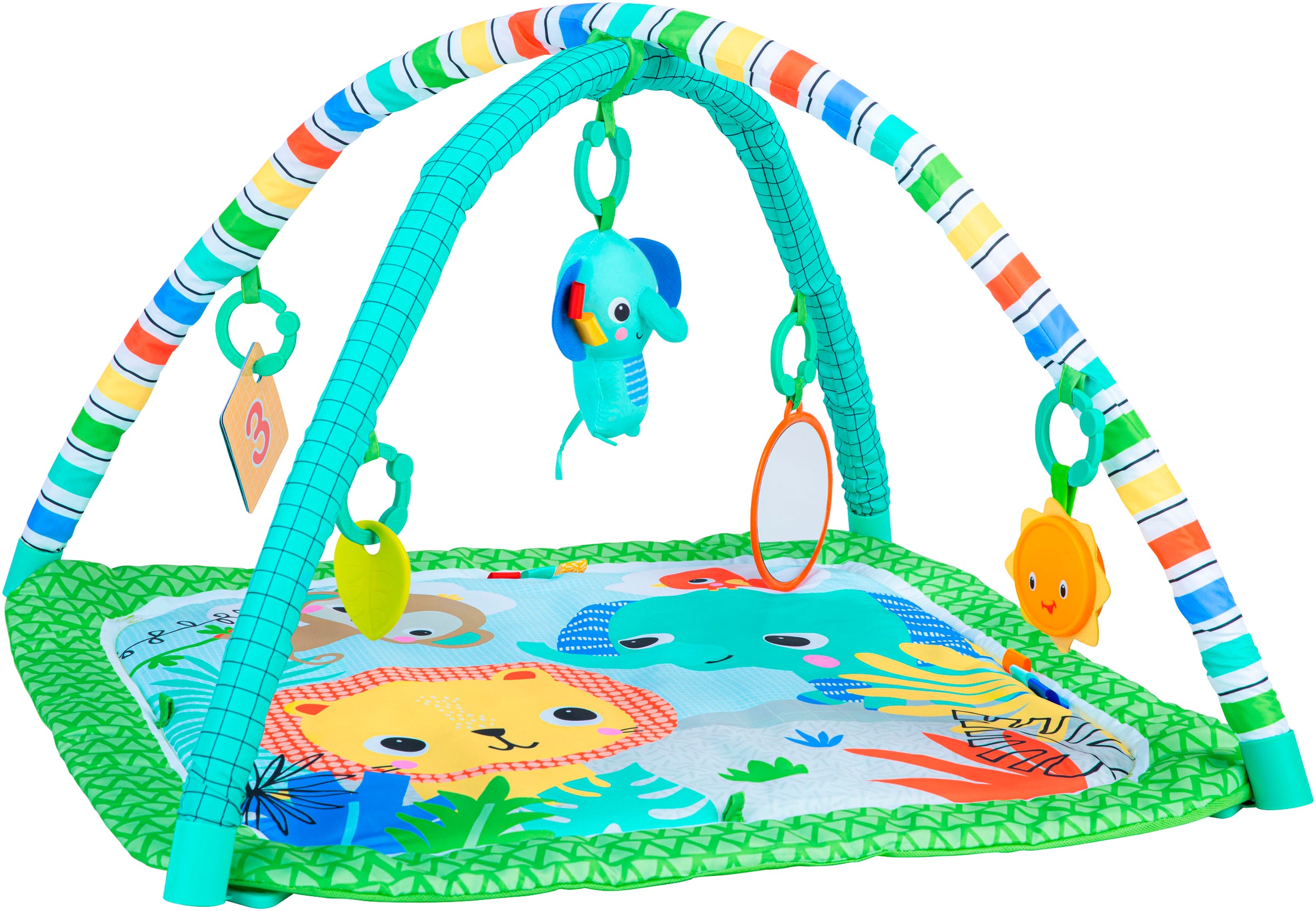 Bright Starts Baby Gym "Wild Wiggles™ FoldAway Activity Gym™" mit verschiedenen Melodien