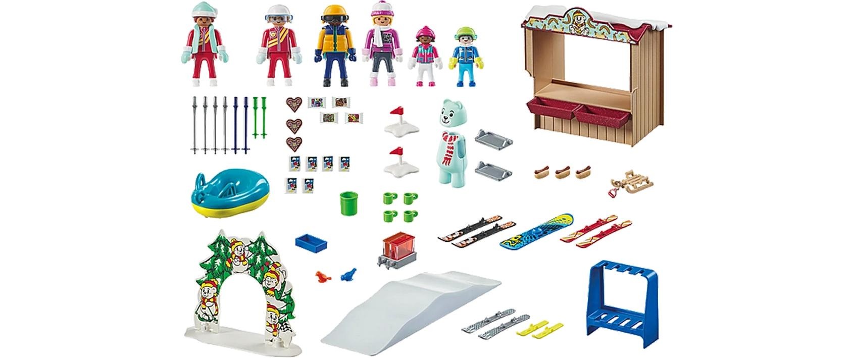Playmobil® Spielbausteine »My Life Skiwelt 71453«, (100 St.)