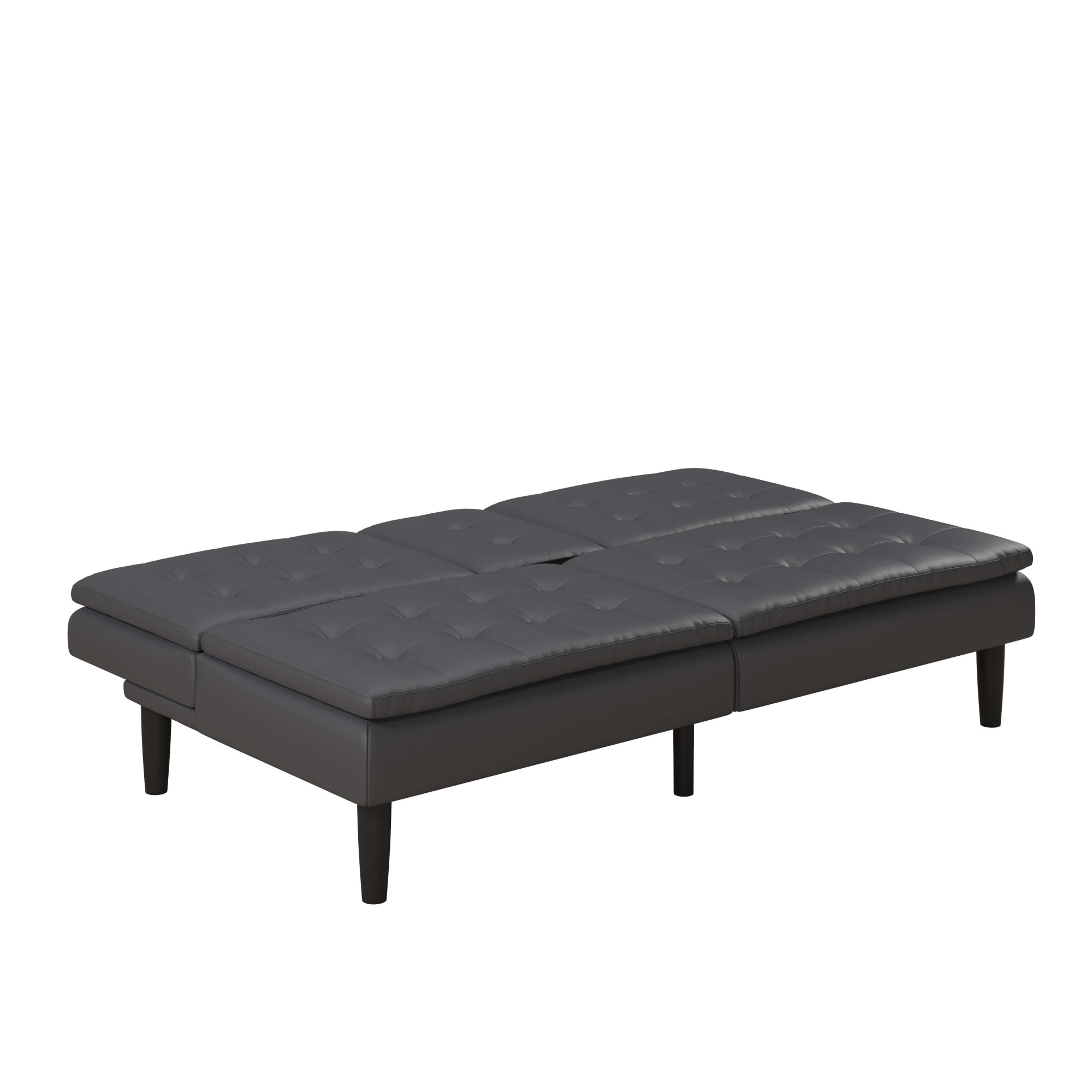 Dorel Home Schlafsofa »MAINE, Kinosofa mit Relax- und Bettfunktion, 2 Getränkehalter,«, Liegefläche 190 x 110 cm, Webstoff und Kunstleder