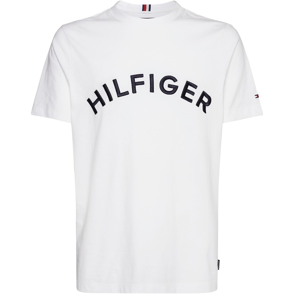 Tommy Hilfiger Rundhalsshirt »HILFIGER ARCHED TEE«
