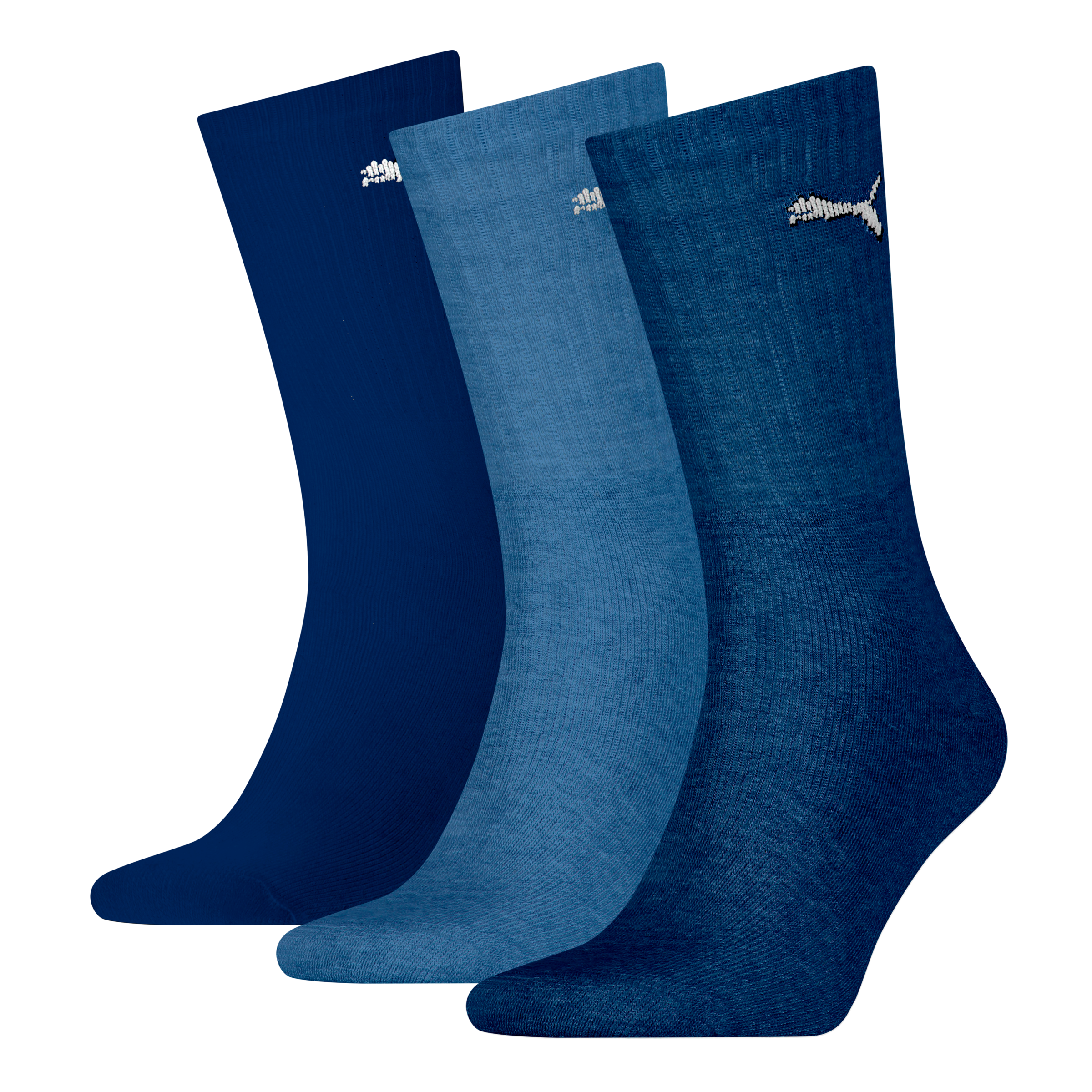 PUMA Sportsocken »UNISEX LIGHT CREW SOCK« 3 Paar tlg. Mit flacher Zehennaht