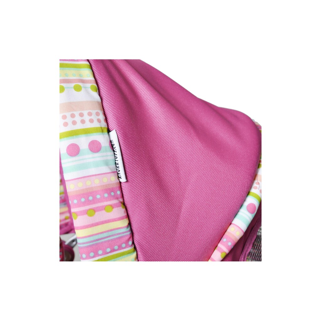 Knorrtoys® Puppenwagen »Twingo S Pink Stripe«