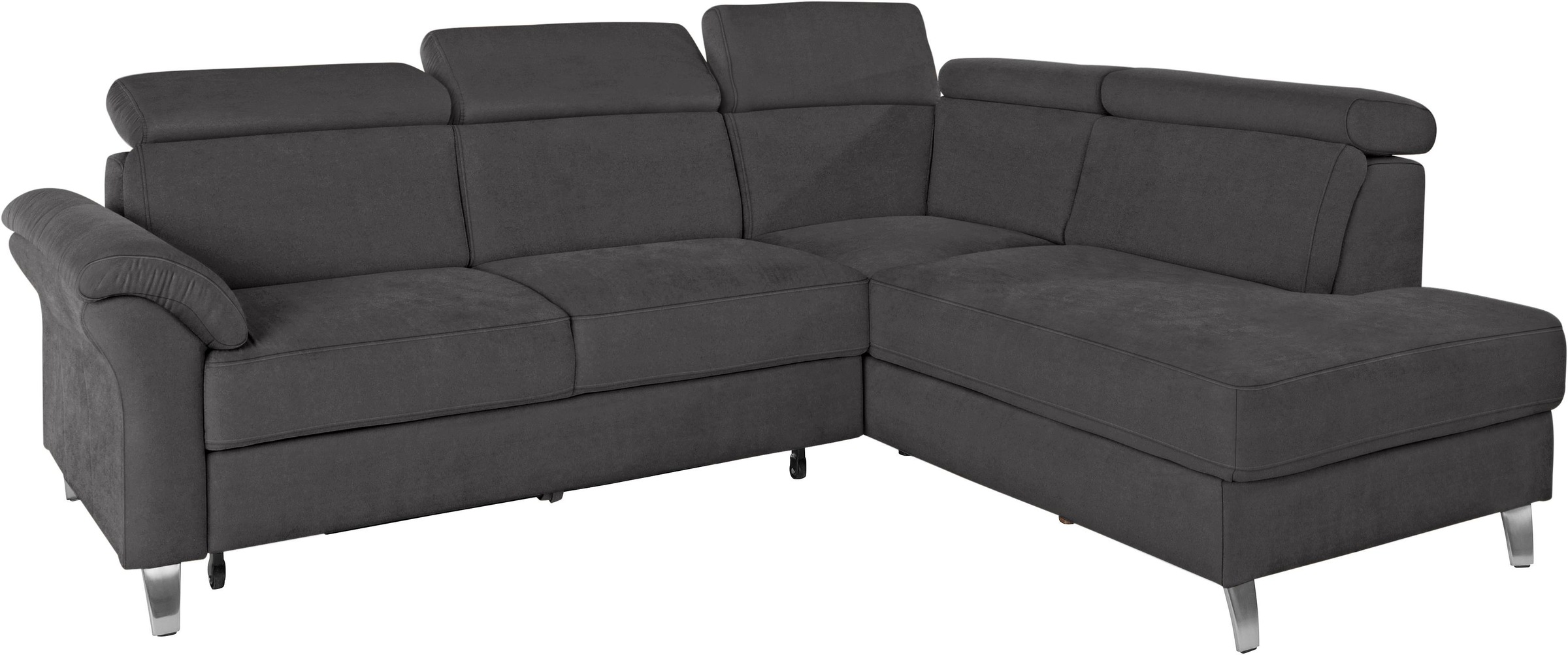 sit&more Ecksofa, inklusive Kopfteilverstellung, wahlweise mit Bettfunktion und Bettkasten