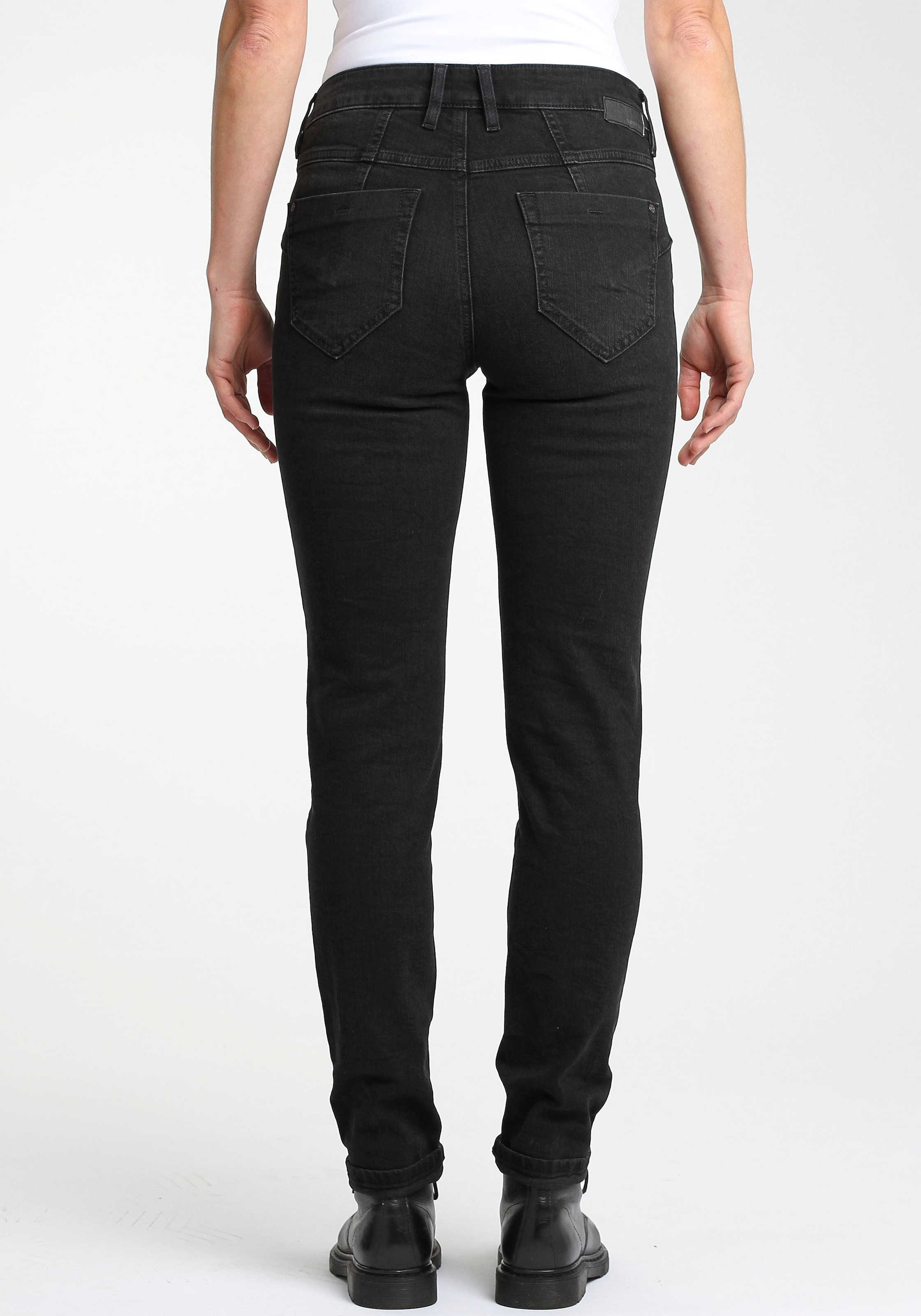 GANG Skinny-fit-Jeans »94MARISSA«, mit modischer V-Passe vorn & hinten