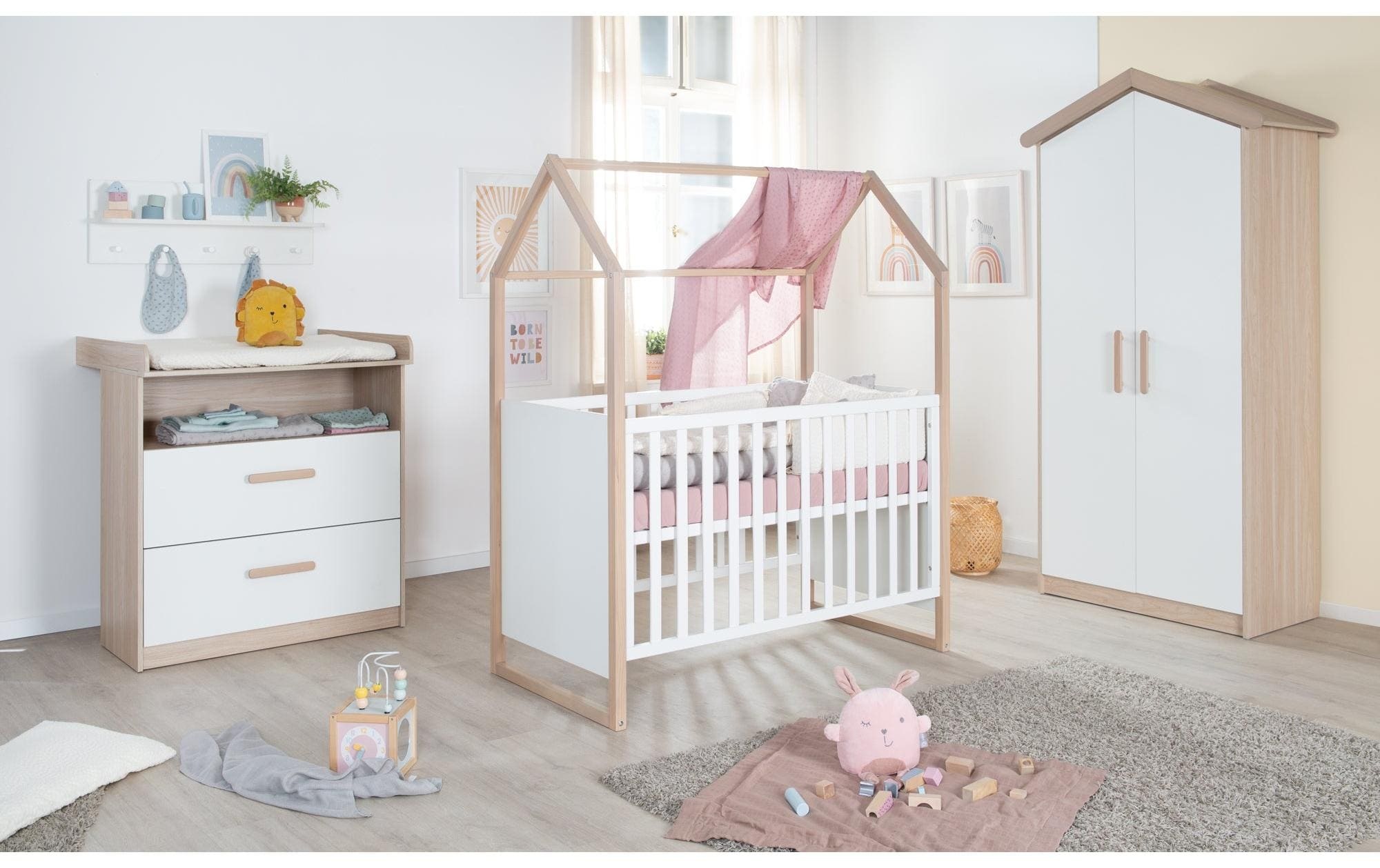 roba® Babybett »Cabane 60 x 120 cm«, (1 tlg.)