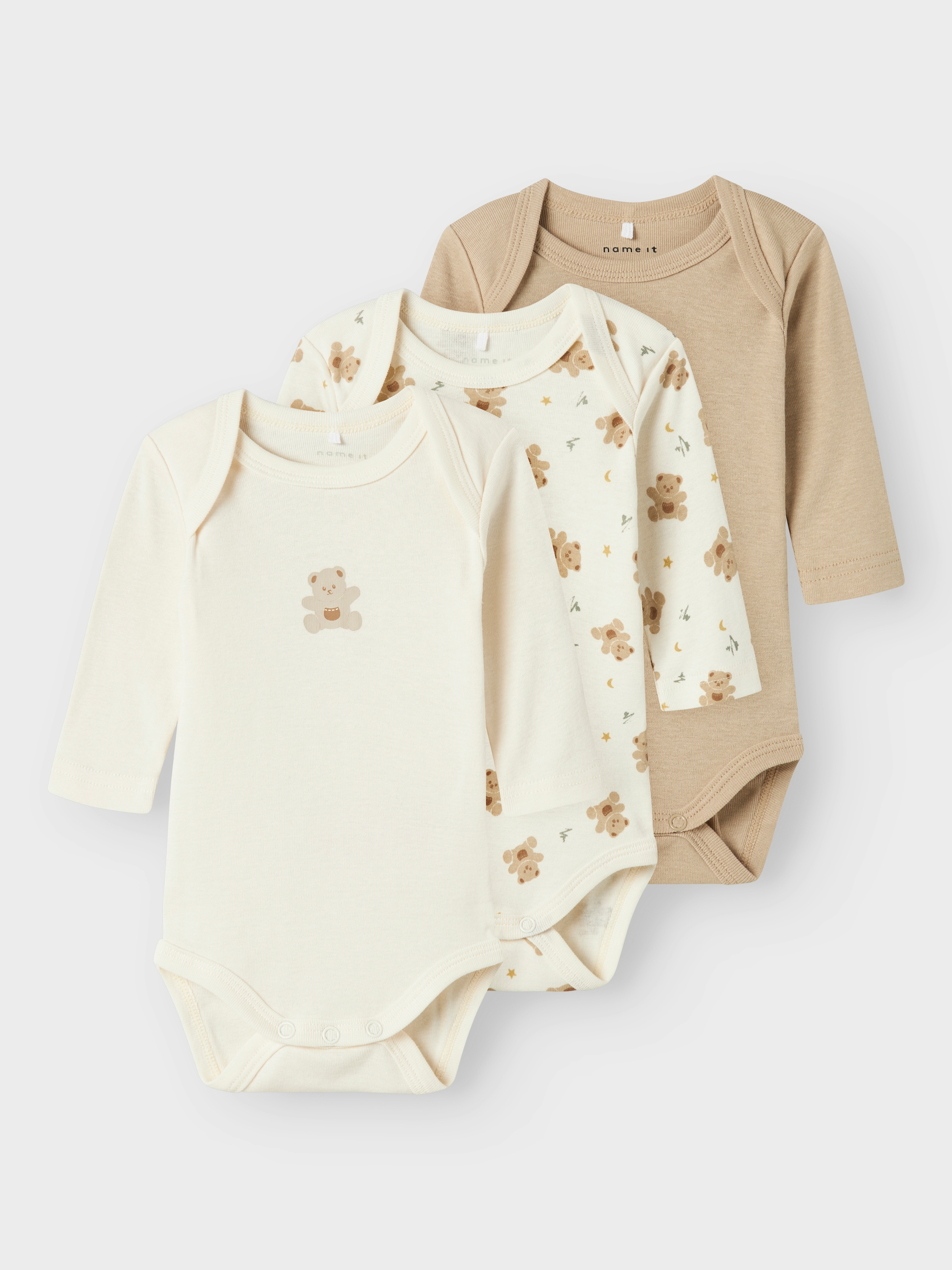 Name It Body »NBNBODY 3P LS JET STREAM BEAR NOOS« Packung, 3 Stk.