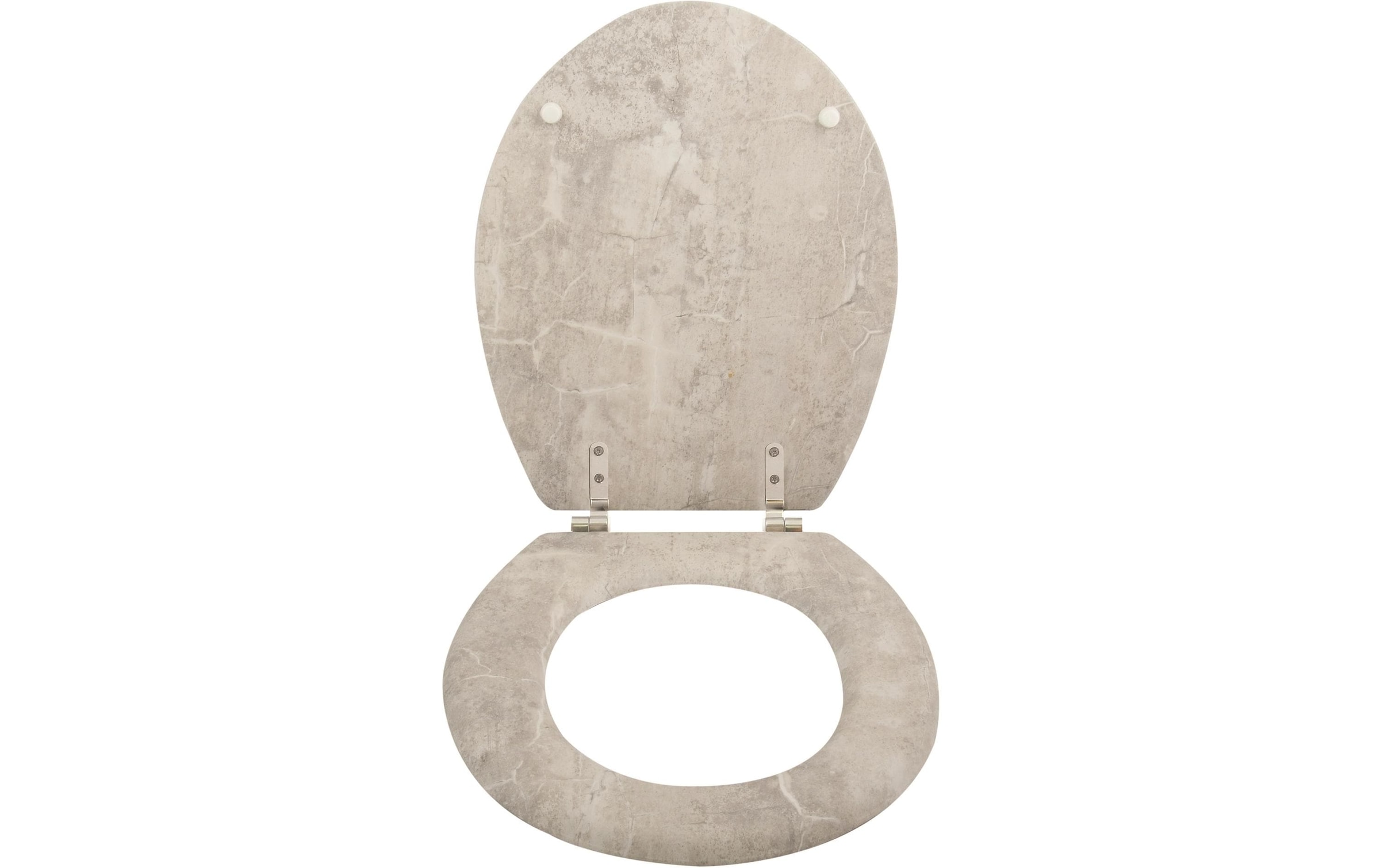 MSV WC-Sitz »MSV Toilettensitz Grau«