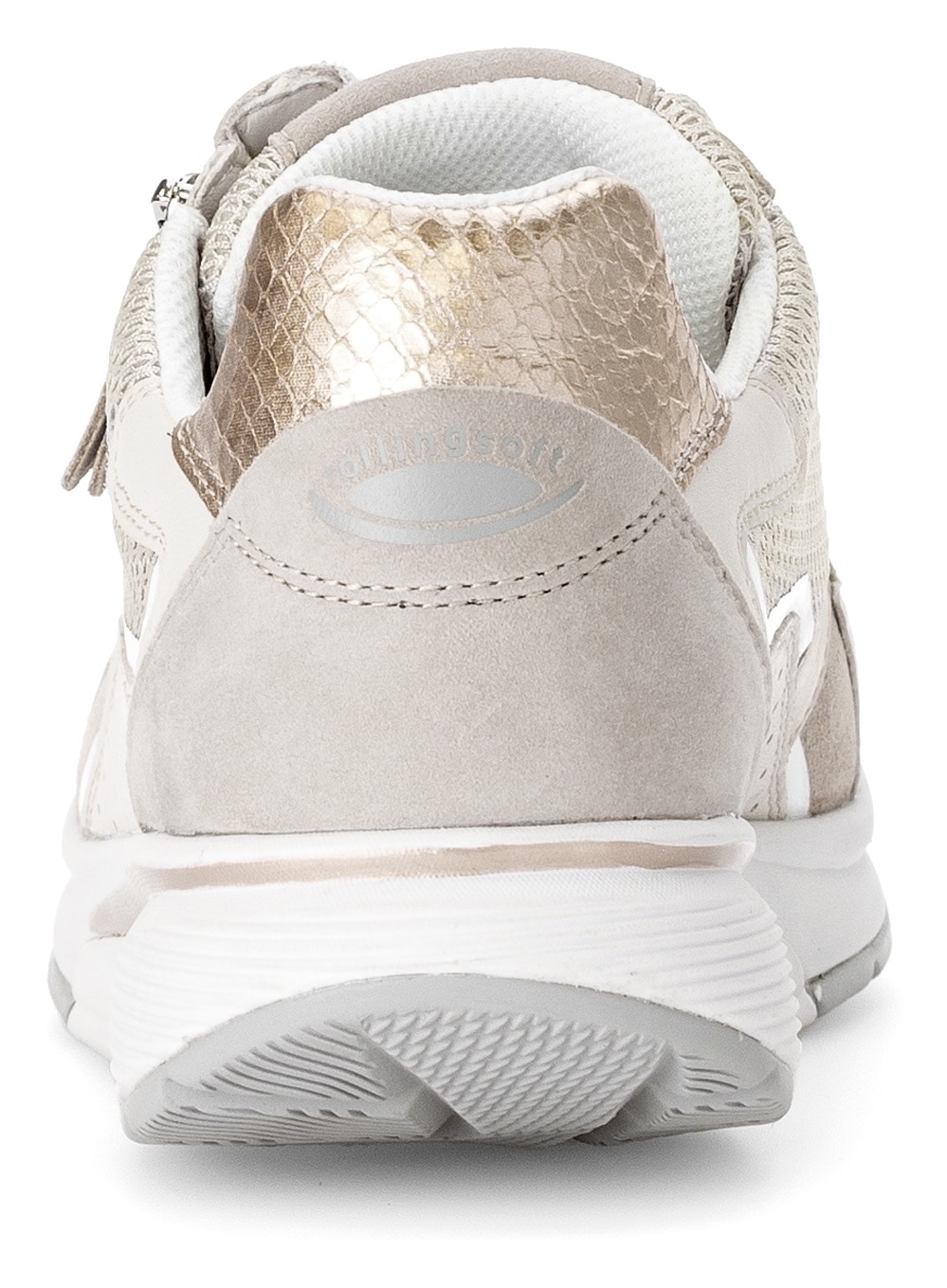 Gabor Rollingsoft Keilsneaker, mit OPTIFIT-Wechselfussbett, Freizeitschuh, Halbschuh, Schnürschuh